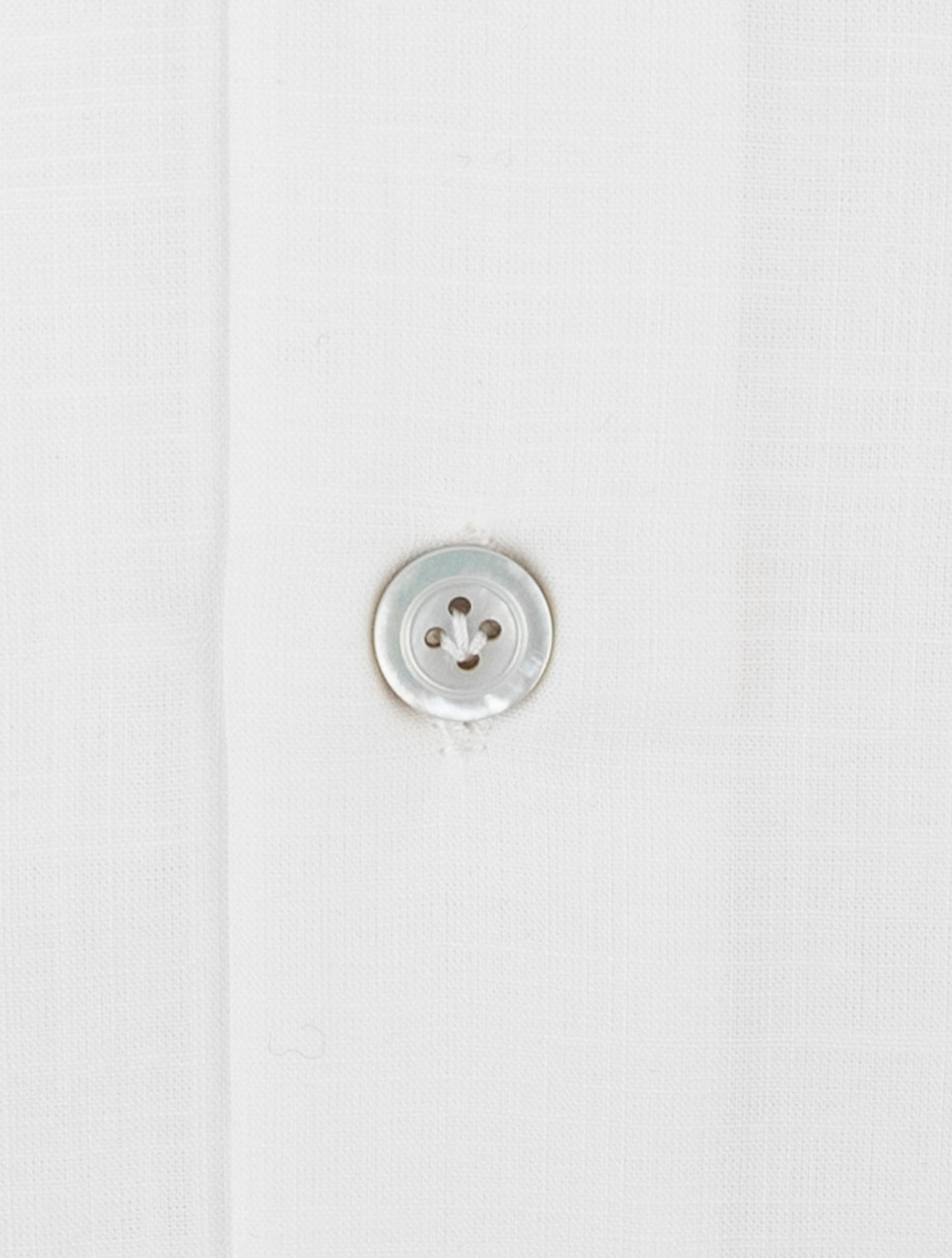 Kiton White Cotton Shirt