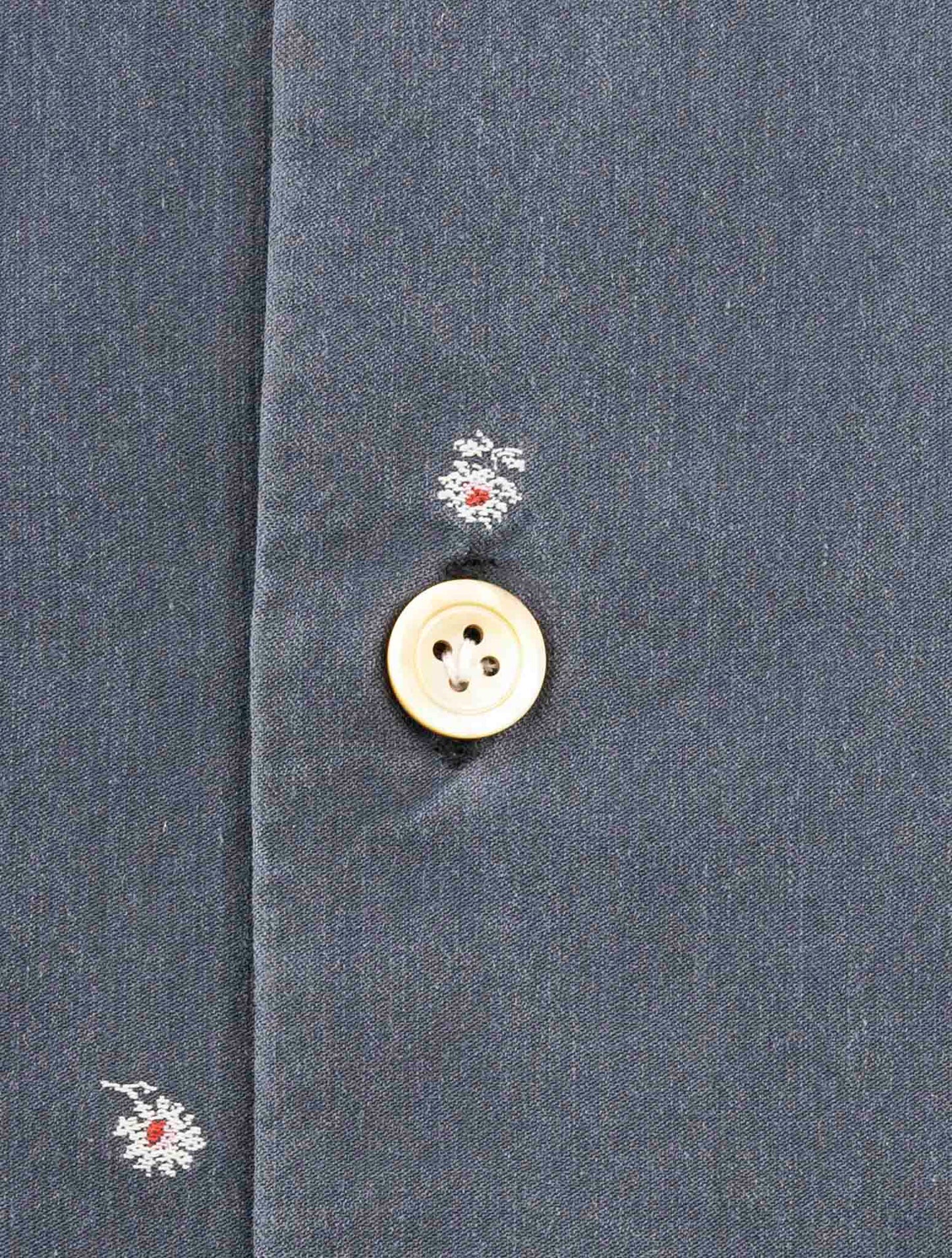 Kiton Gray Cotton Sweater Polo