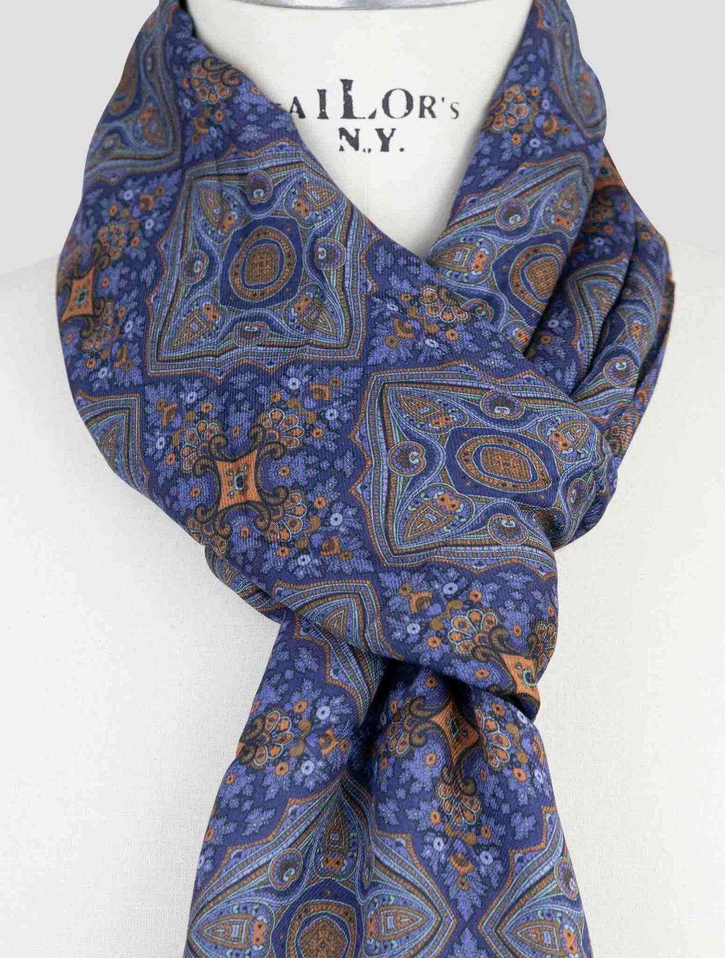 Kiton Multicolor Modal Cashmere Scarf