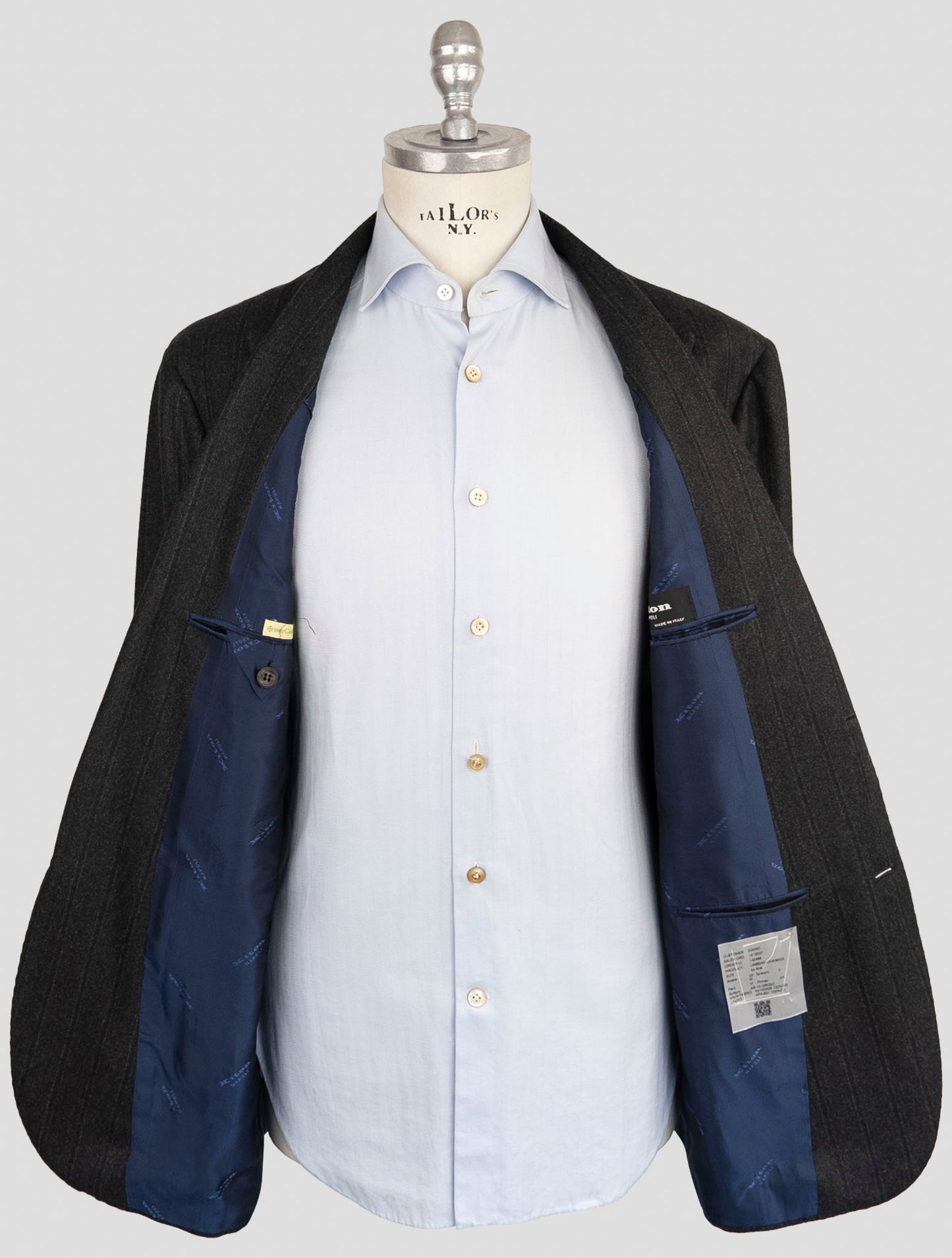 Kiton Dark Gray Cashmere Suit