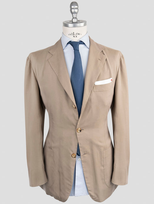 Kiton Beige Lyocell Viscose Ea Suit