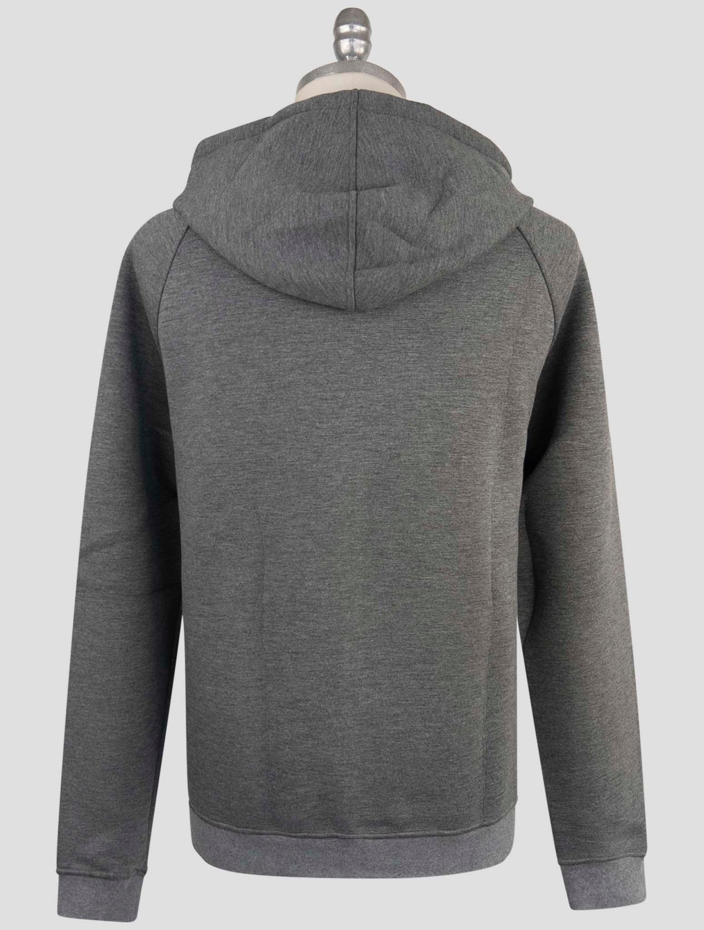 Kiton Knt Gray Viscose Ea Sweater Hoodie