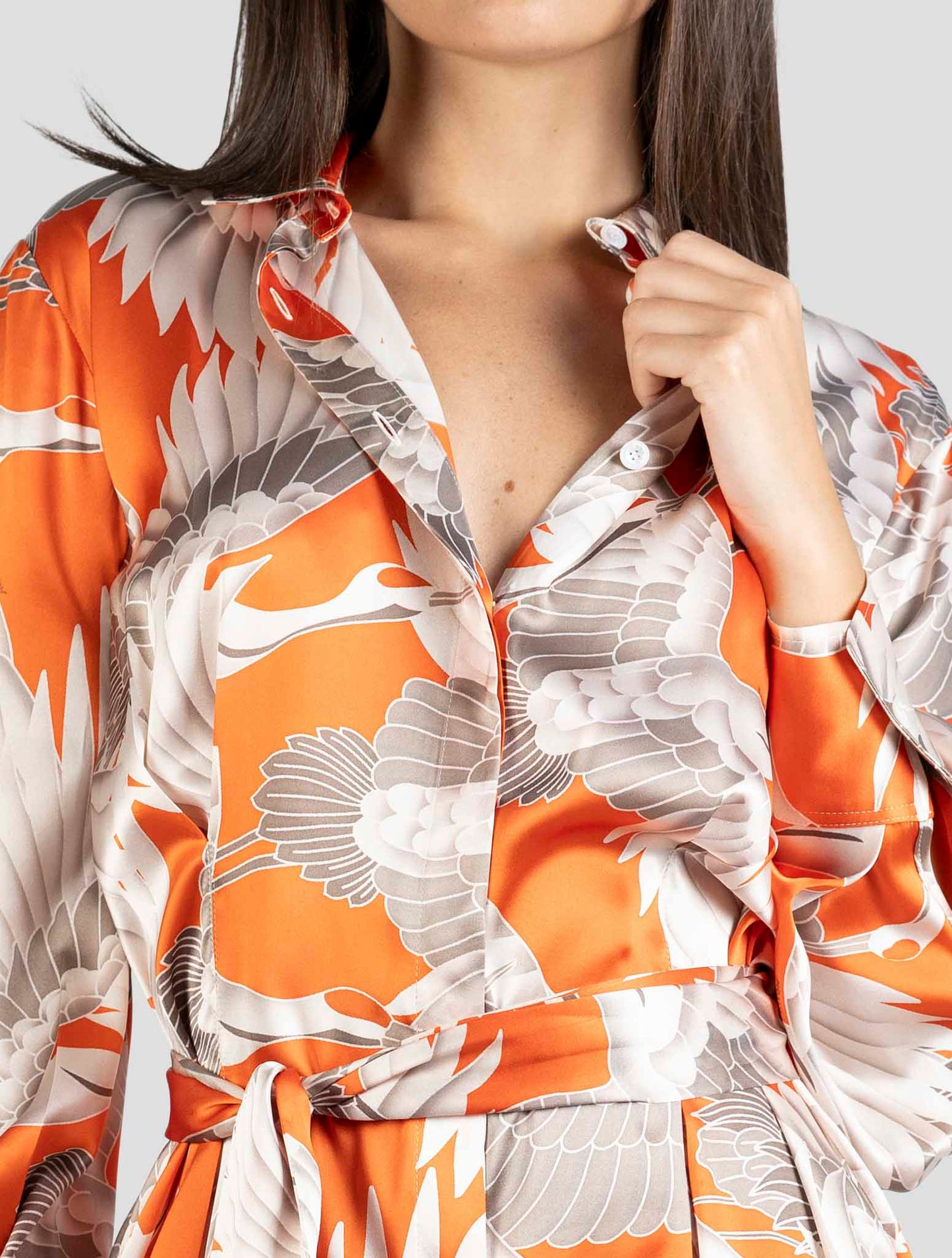 Kiton Multicolor Silk Dress