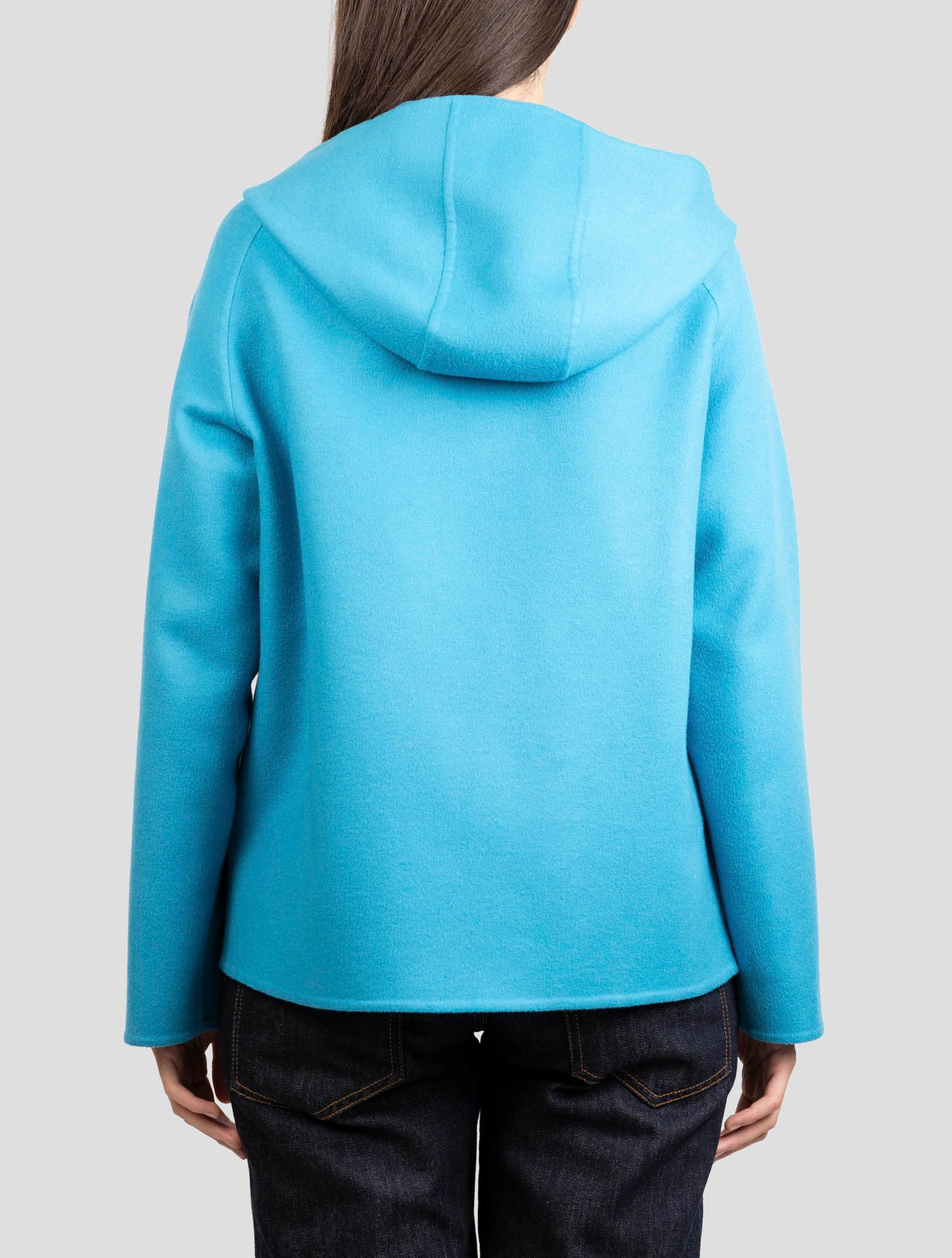 Kiton Light Blue Cashmere Coat