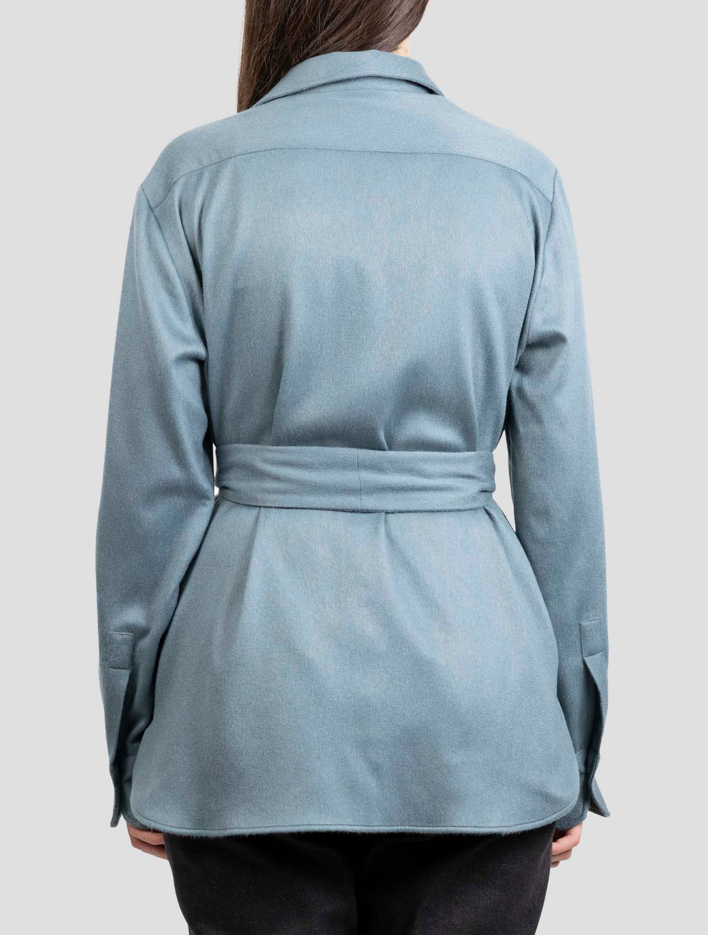 Kiton Green Cashmere Pa Ea Shirt