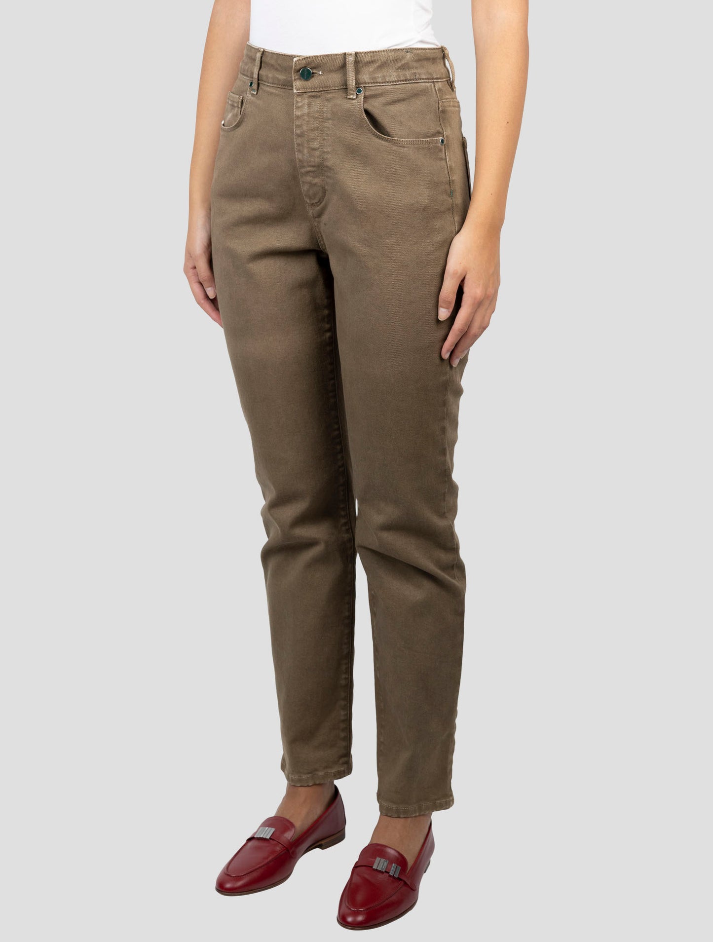 Kiton Beige Cotton Ea Jeans