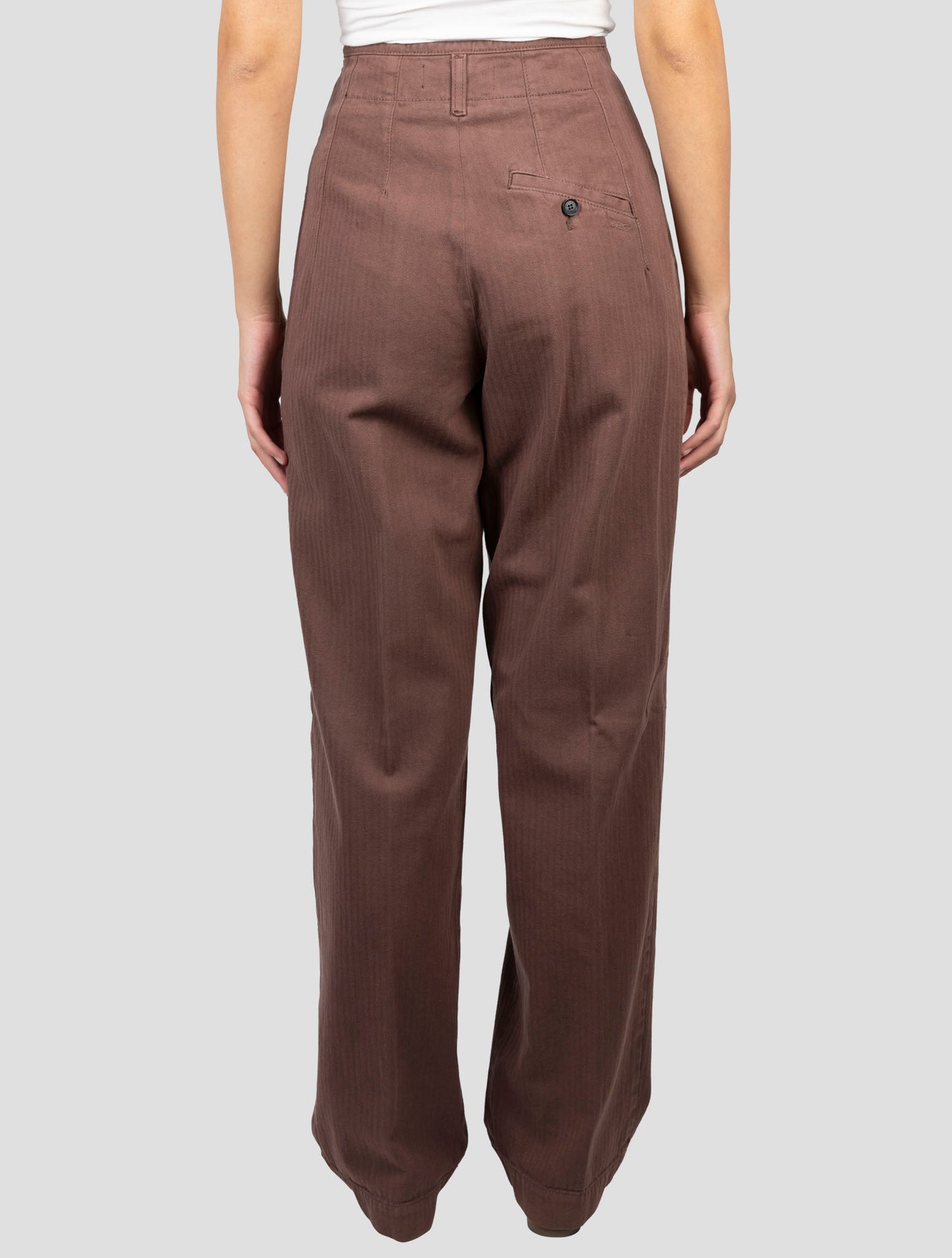 Kiton Brown Cotton Pants