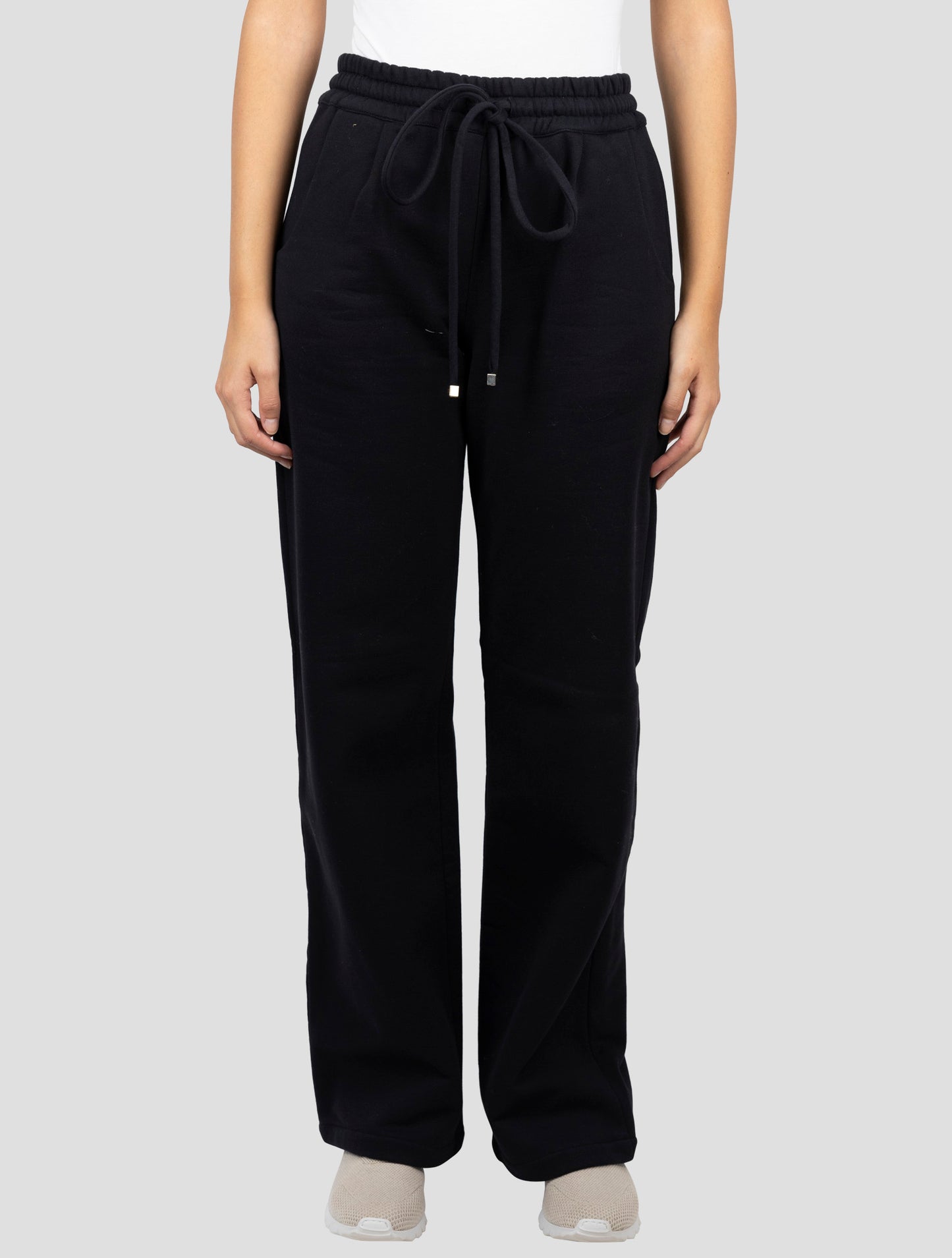 Kiton Black Cotton Cashmere Pants