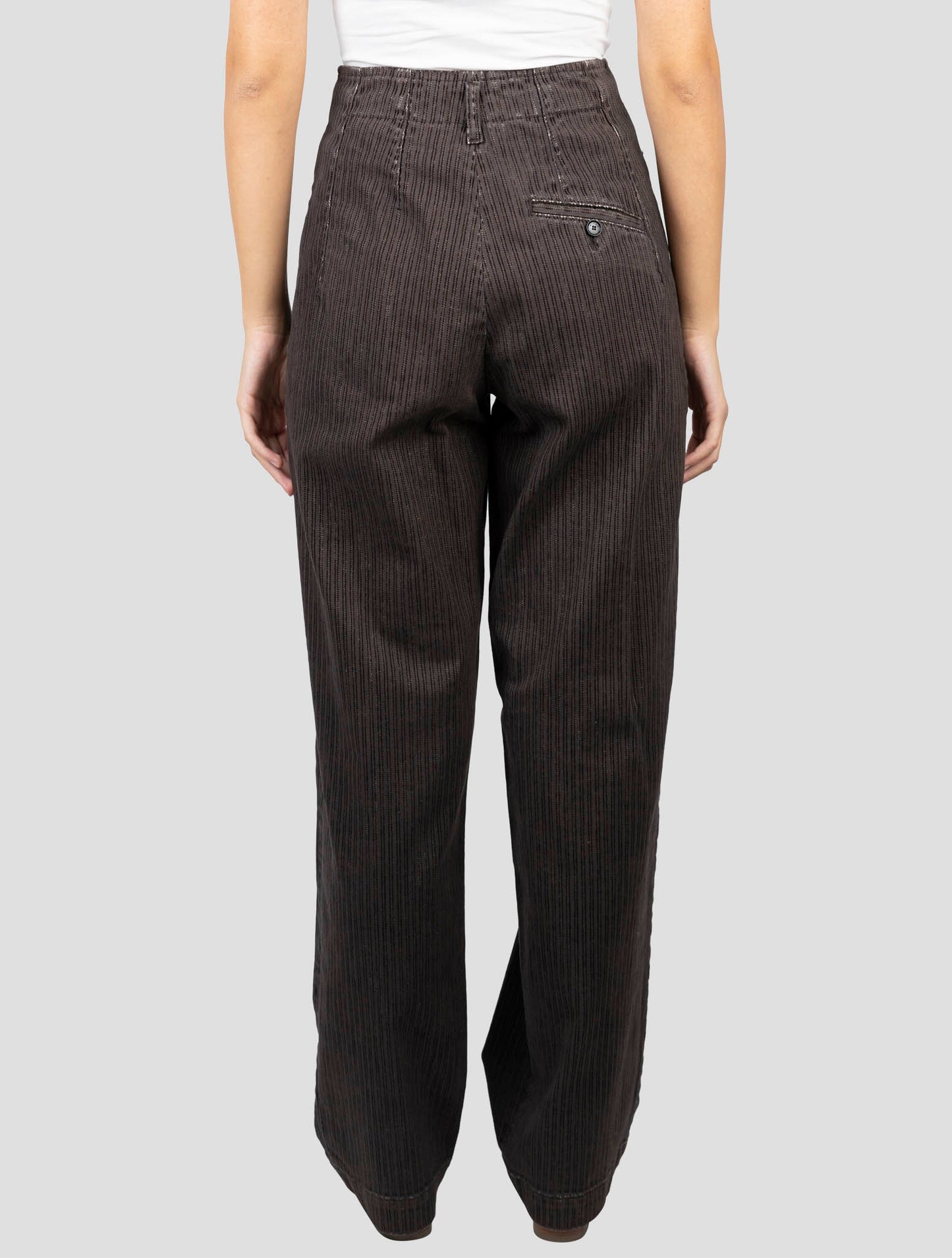 Kiton Brown Cotton Ea Velvet Pants