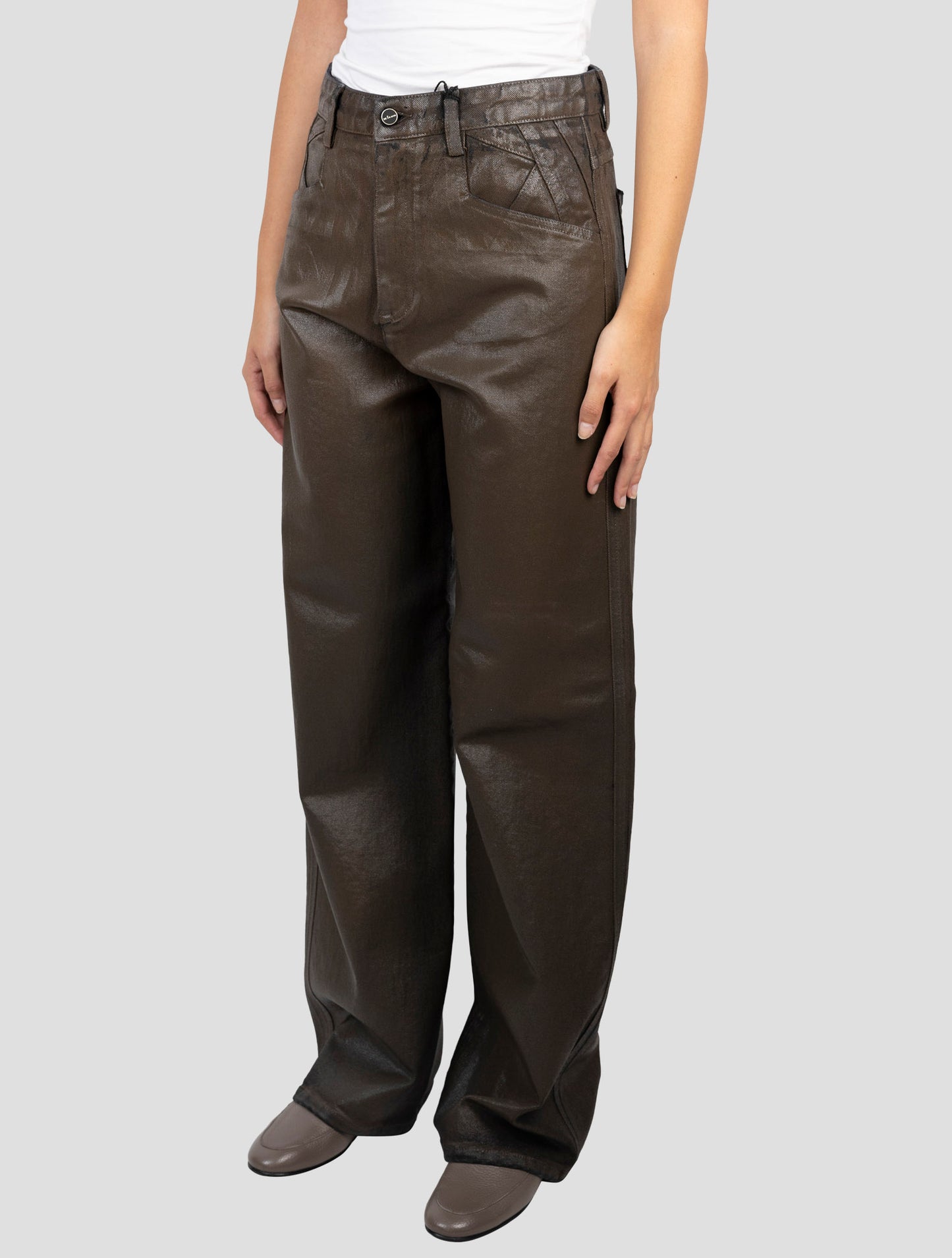 Kiton Brown Cotton Pants