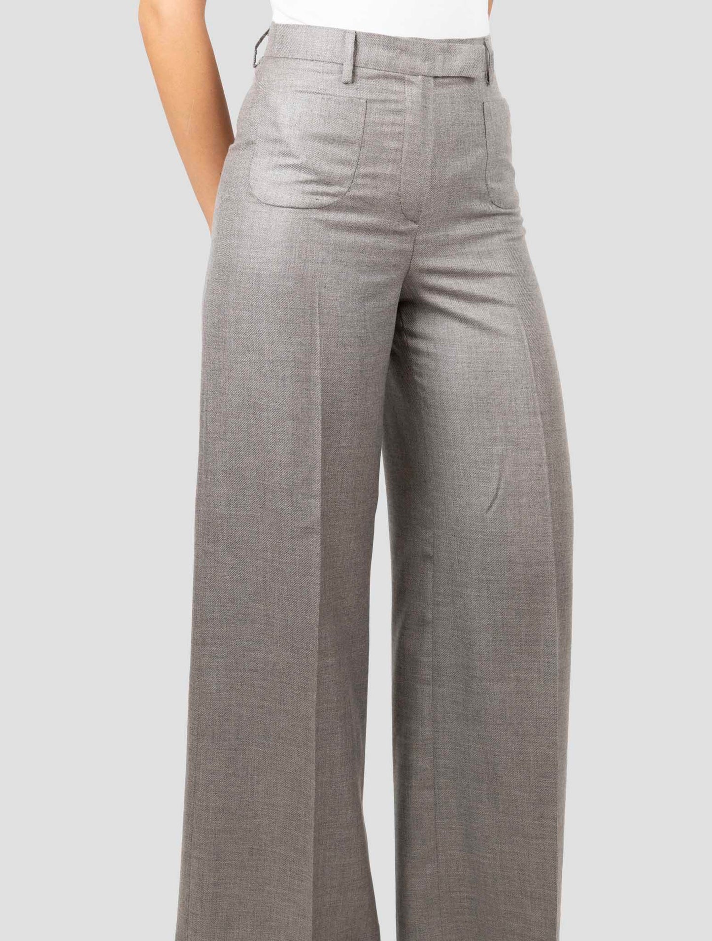 Kiton Brown Cashmere Sik Pants