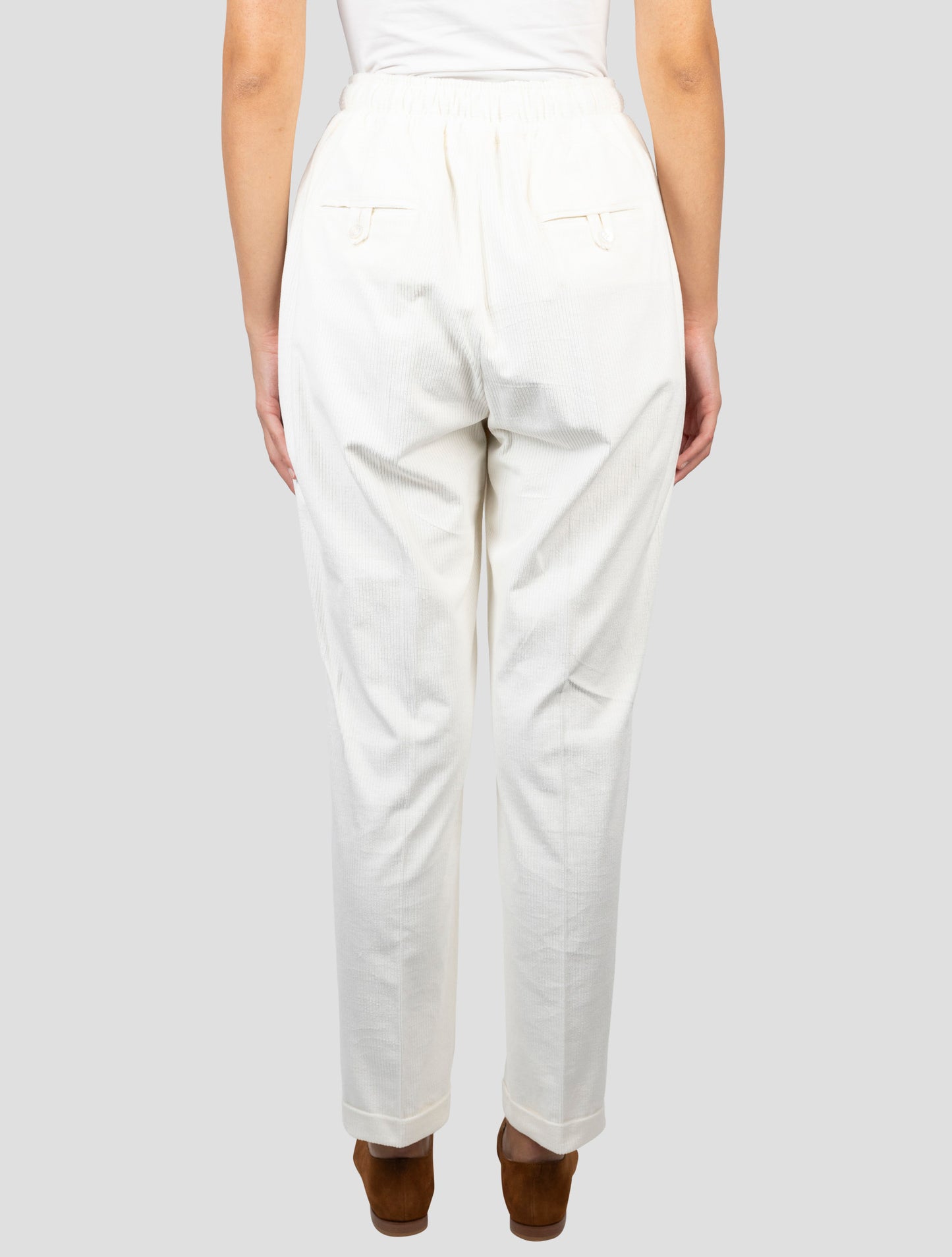 Kiton Beige Cotton Cashmere Ea Velvet Pants