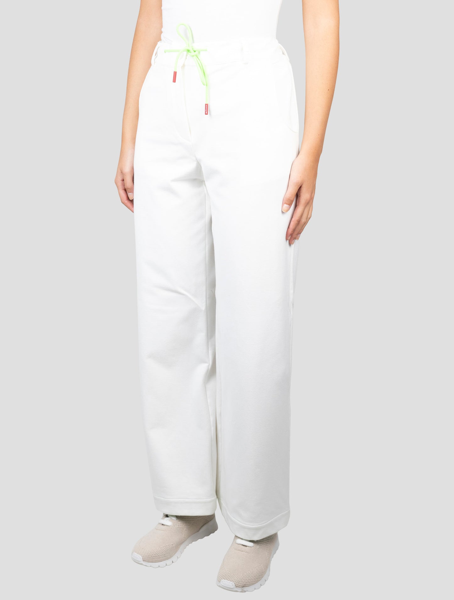 Kiton White Cotton Ea Pants