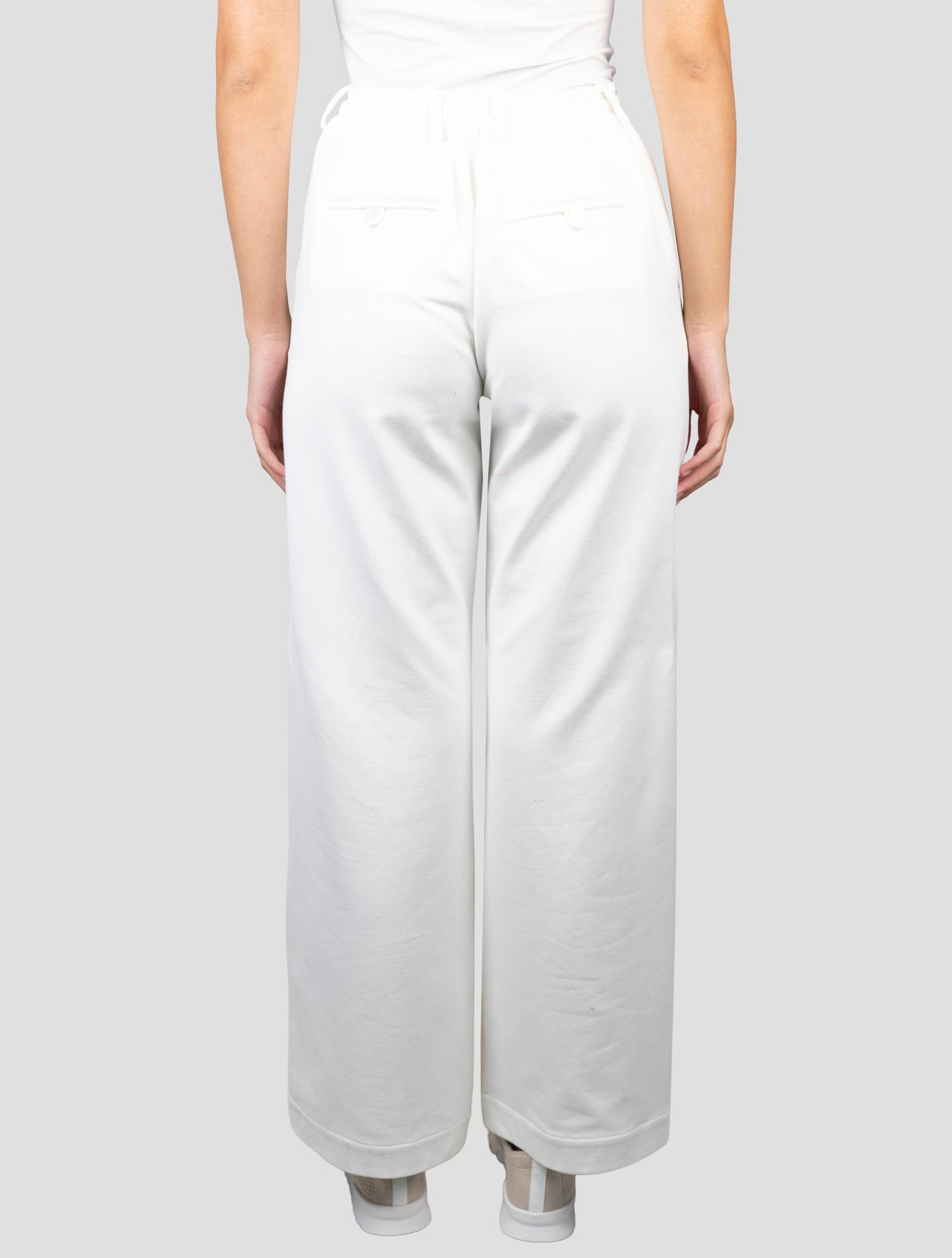 Kiton White Cotton Ea Pants