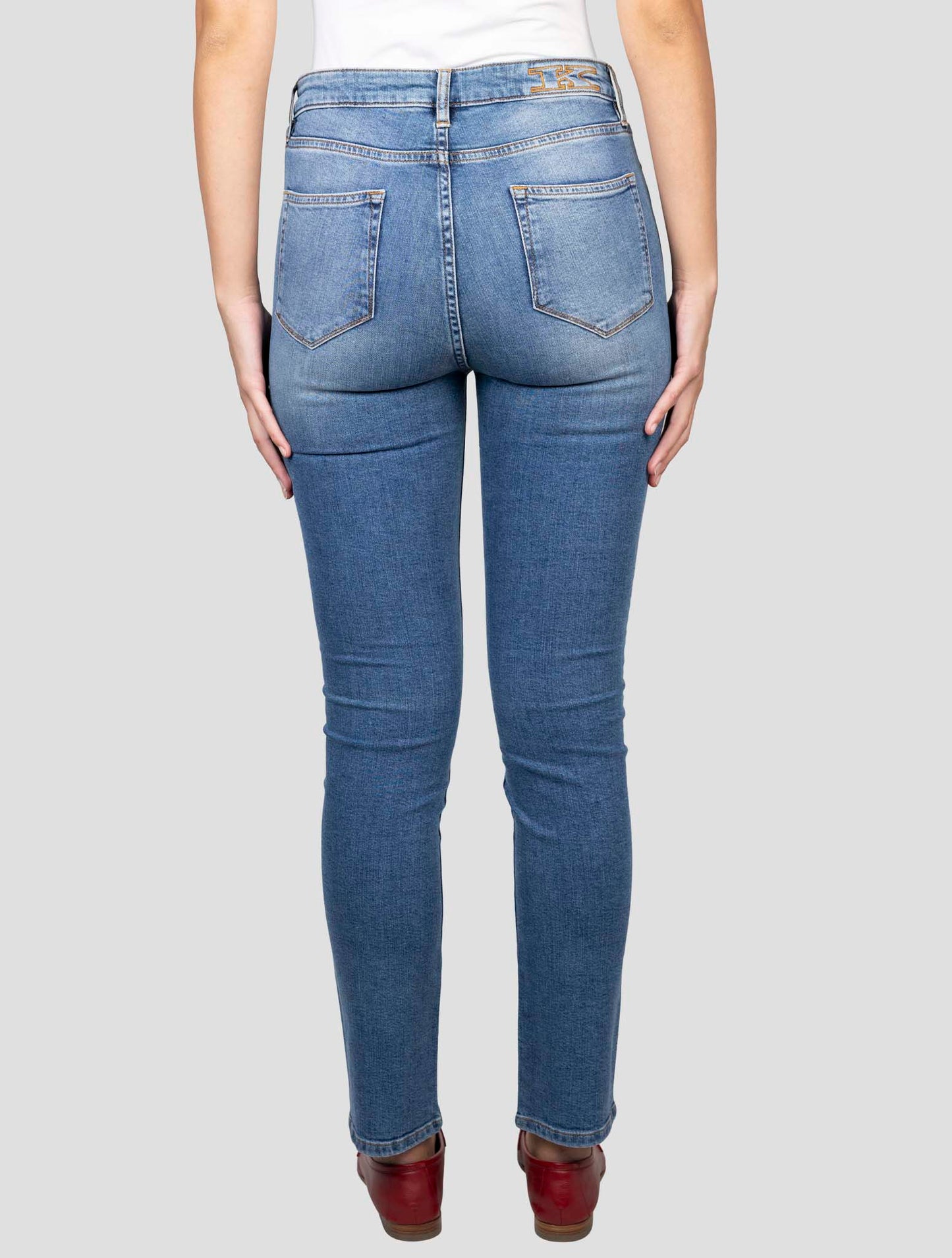 Kiton Blue Cotton Ea Jeans
