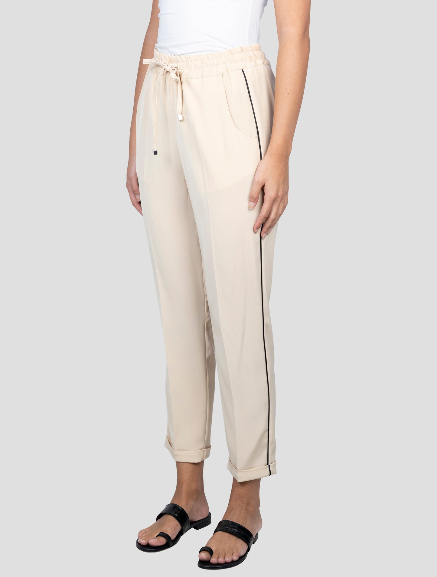 Kiton Beige Te Pe Pants