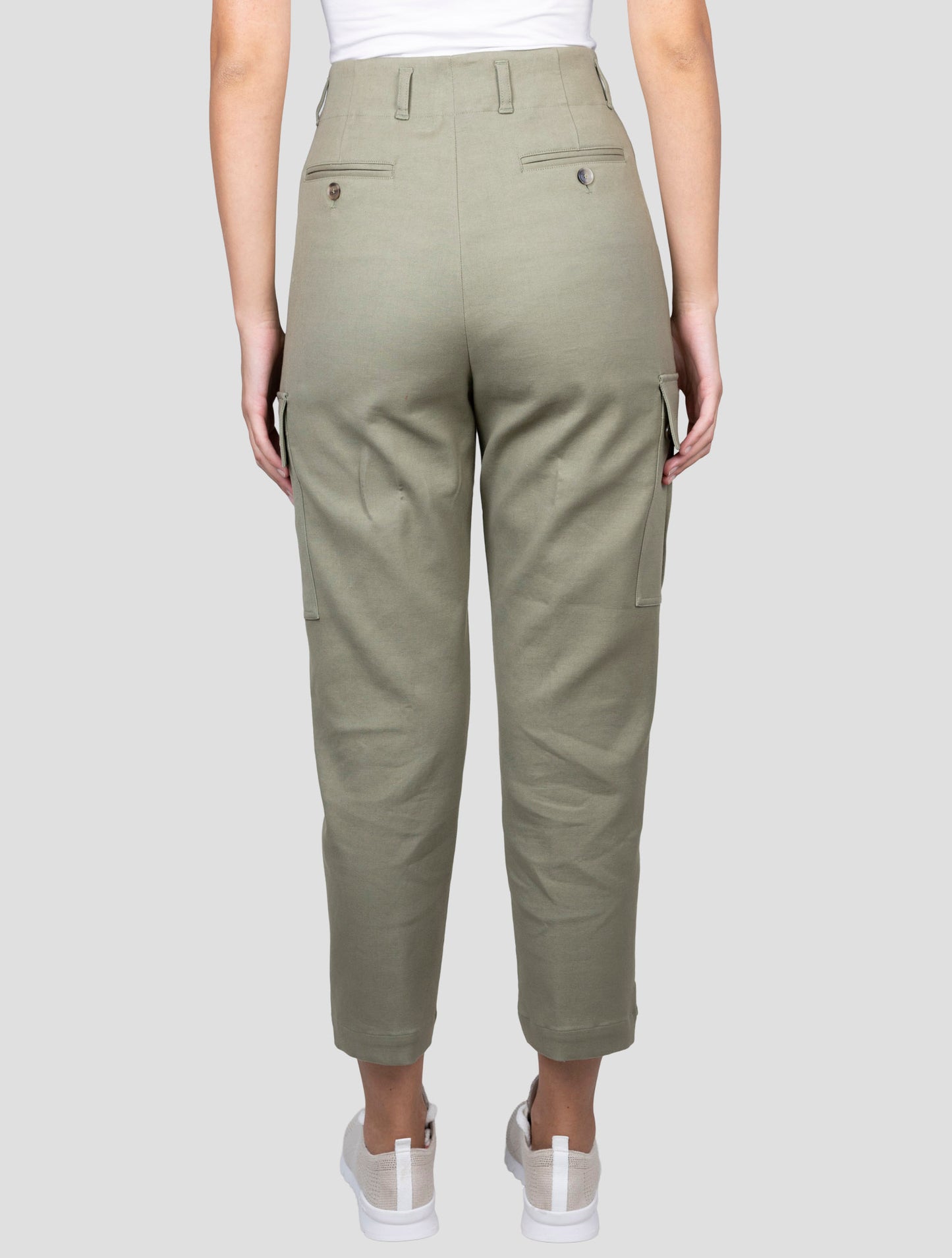 Kiton Green Cotton Ea Cargo Pants