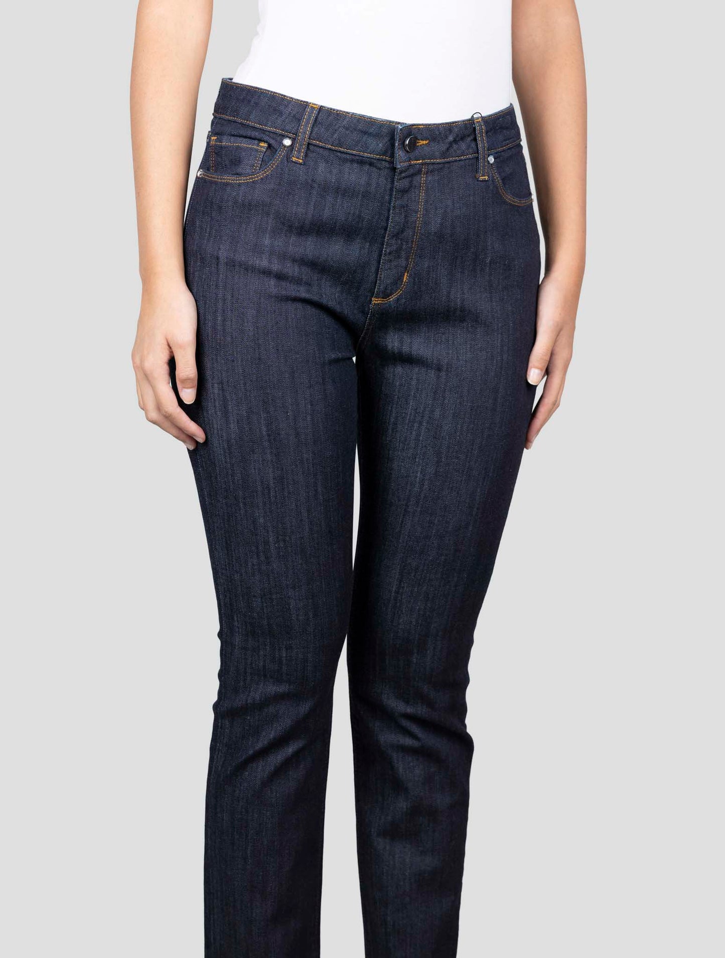 Kiton Blue Cotton Ea Jeans