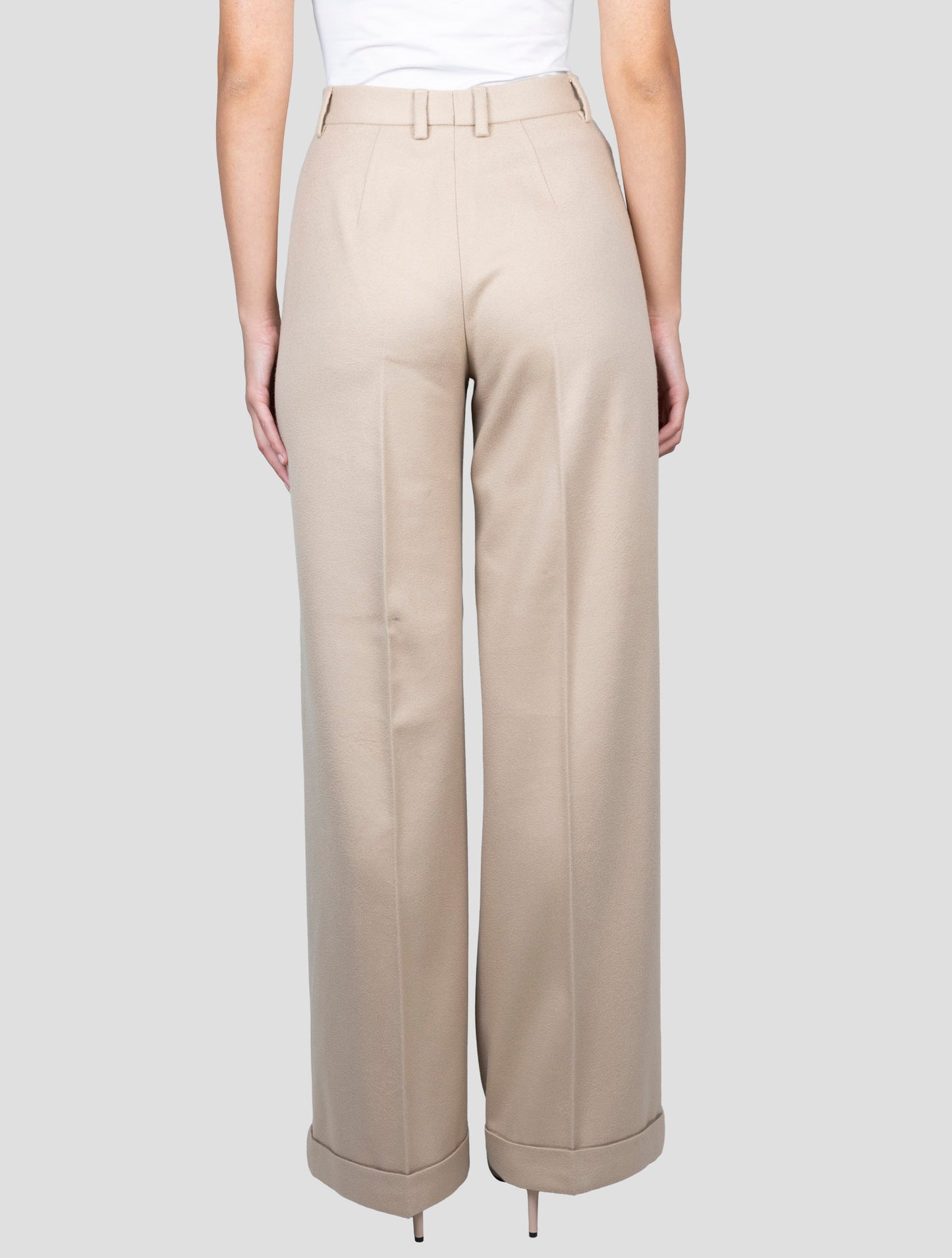 Kiton Beige Cashmere Pants