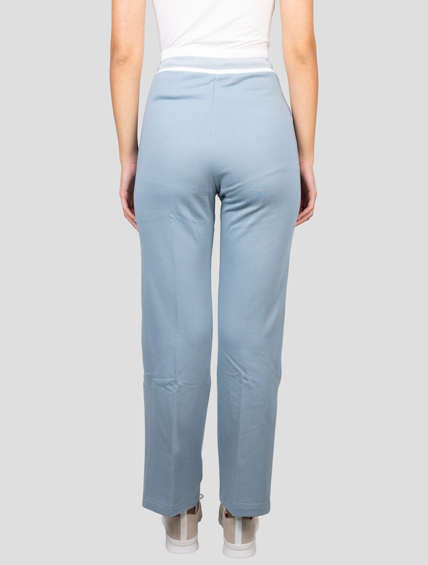 Kiton Light Blue Cotton Pants