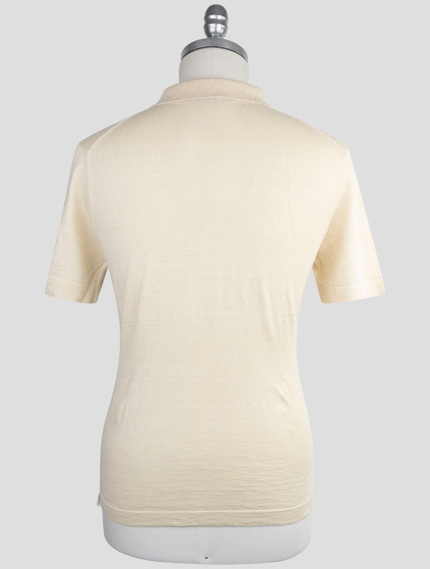 Kiton Knt Beige Linen Cotton Polo
