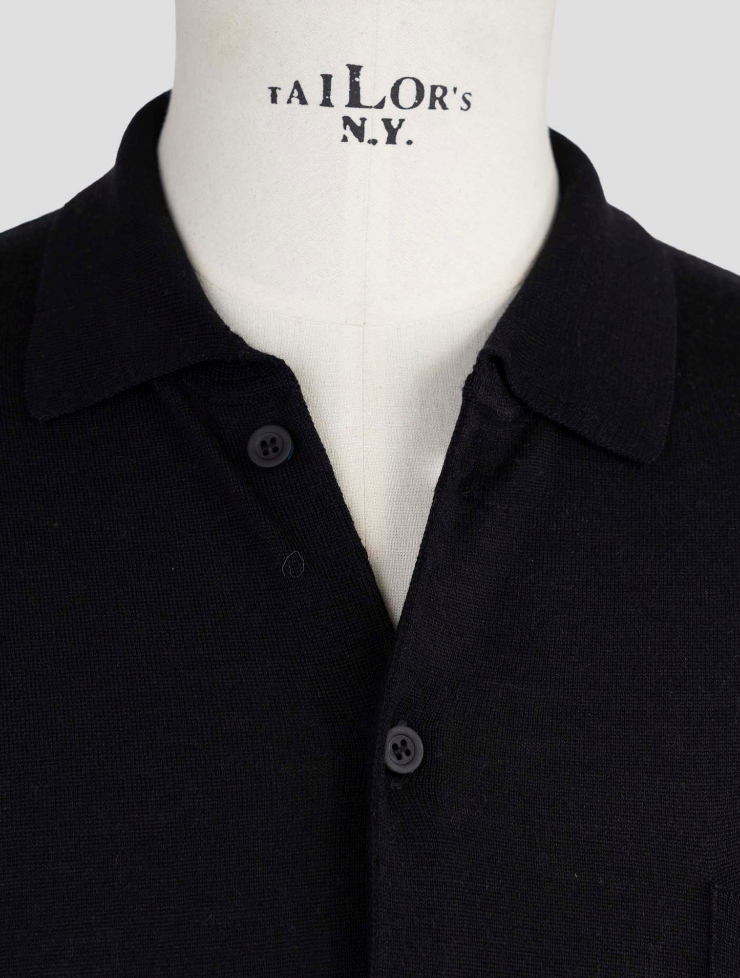 Kiton Knt Blue Virgin Wool Shirt