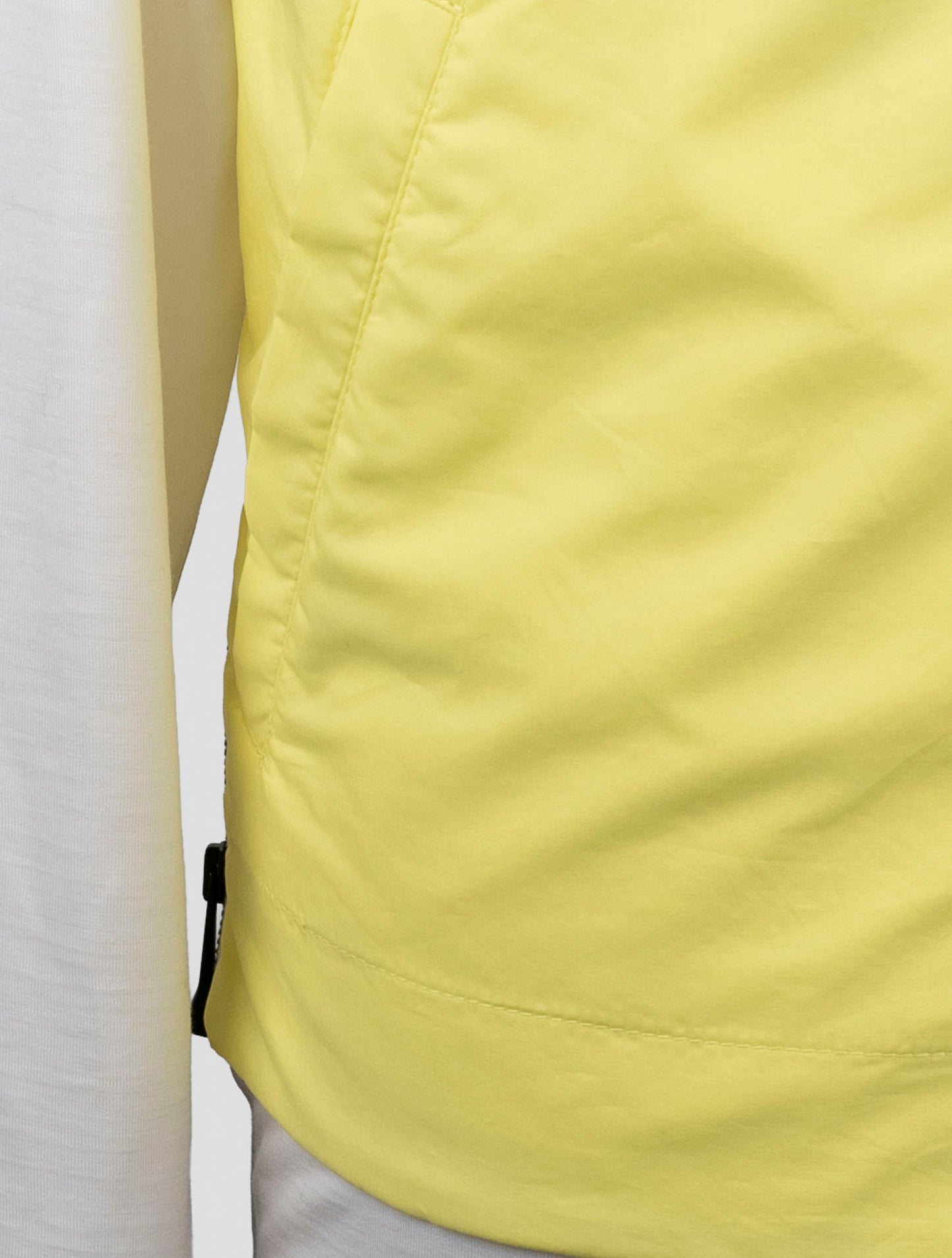 Kiton Knt Yellow Cotton Coat Gilet