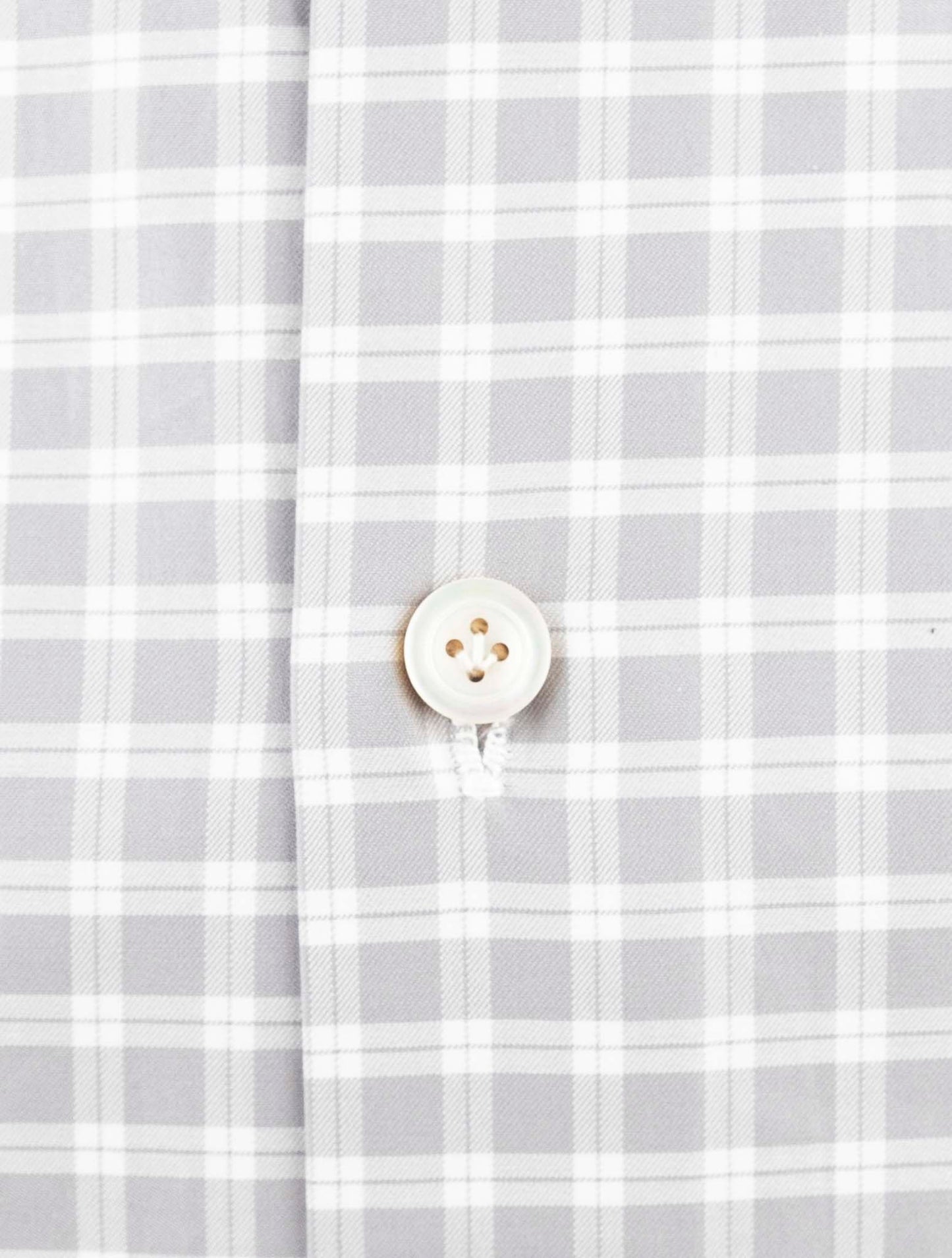 Kiton Light Gray Cotton Shirt