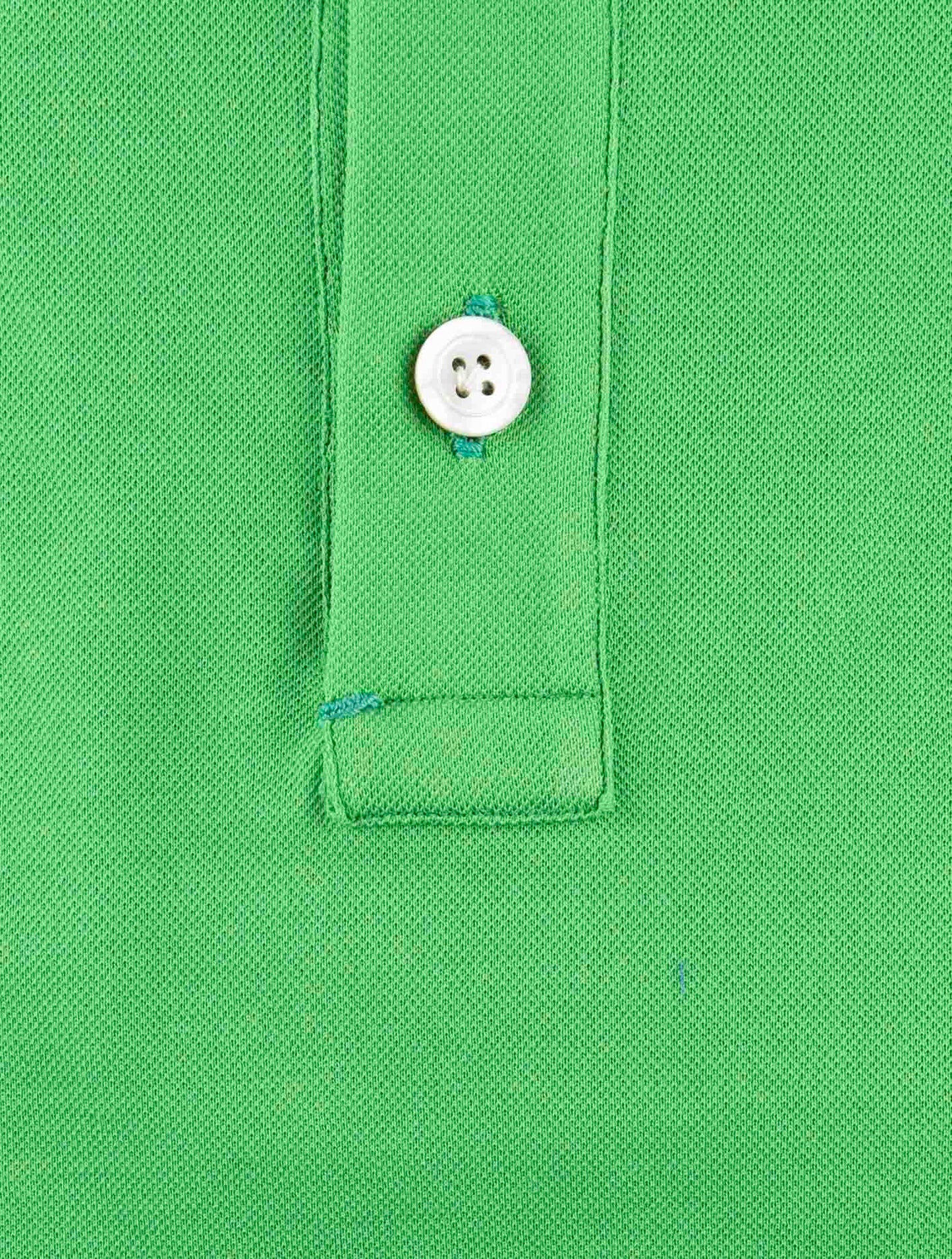 Kiton Green Cotton Polo