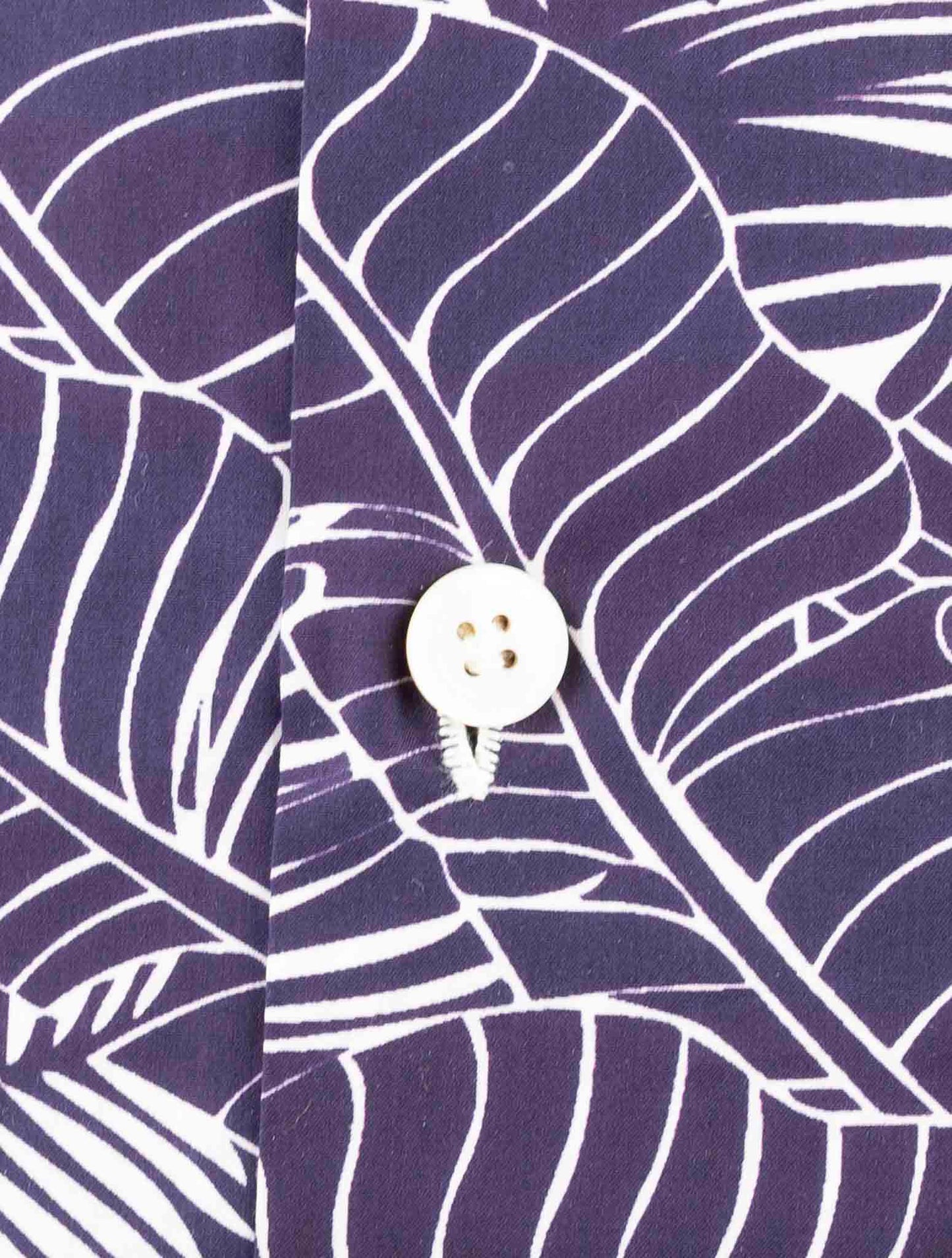 Kiton Blue White Cotton Shirt