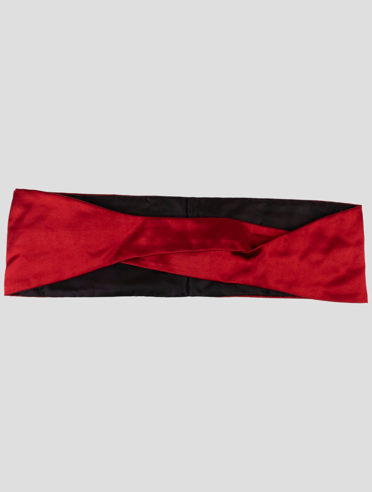 Kiton Red Silk Waistband