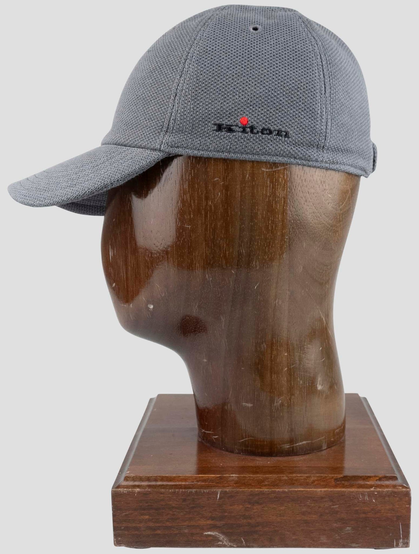 Kiton Gray Cotton Baseball Hat