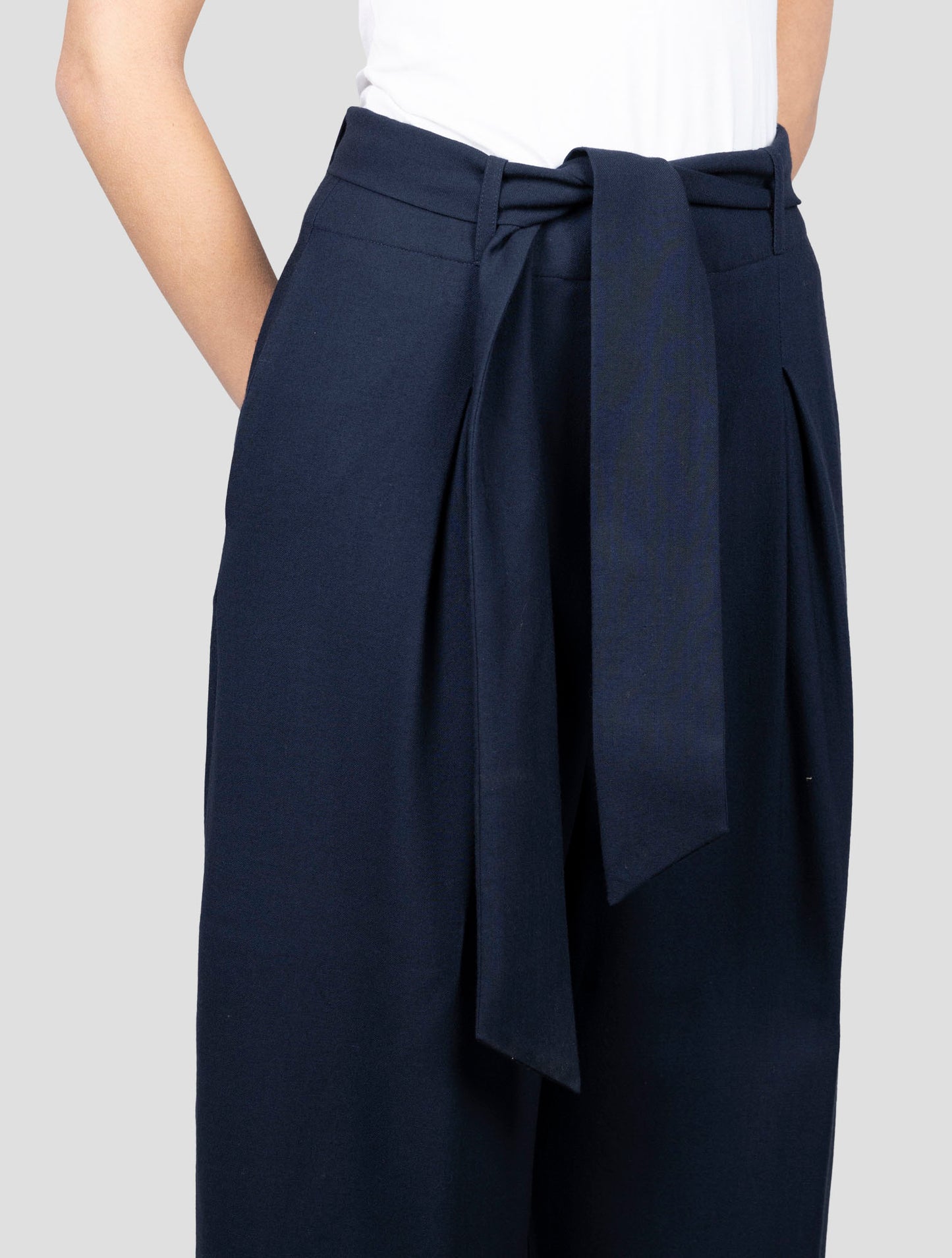 Kiton Blue Cashmere Pants