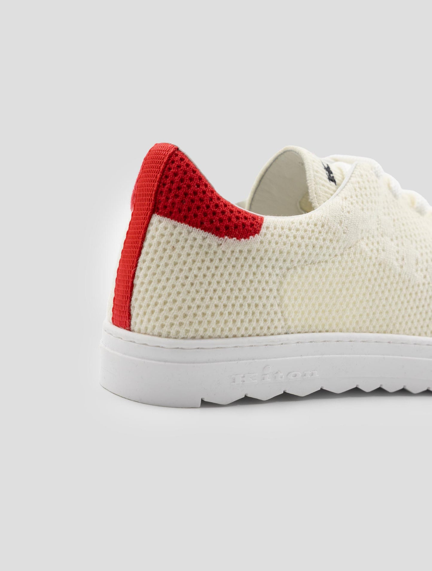 Kiton Ivory Cashmere Pl Sneakers