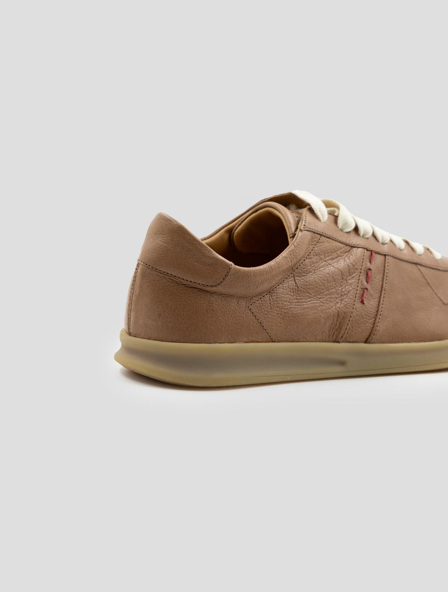 Kiton Brown Leather Sneakers