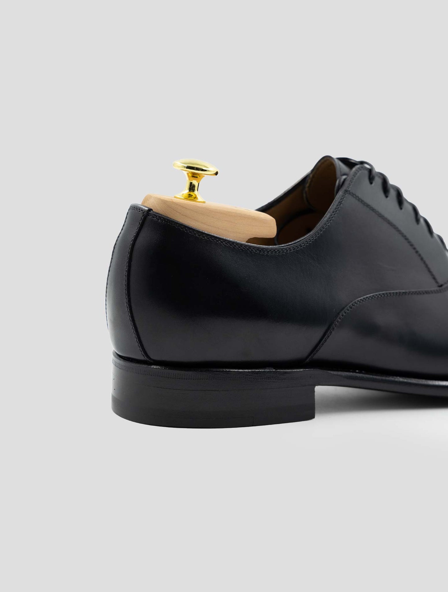 Kiton Black Leather Dress Shoes