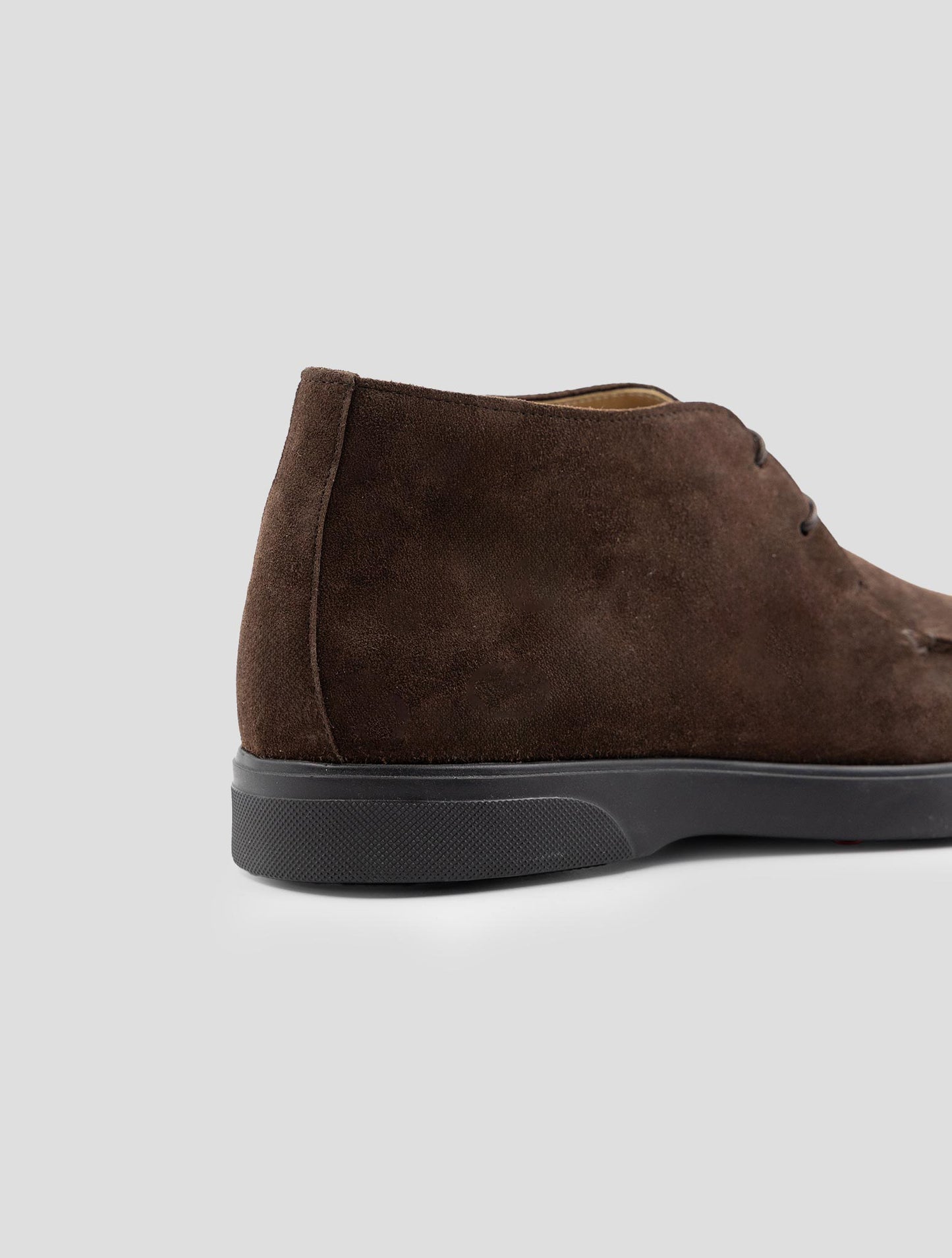 Kiton Brown Leather Suede Boots
