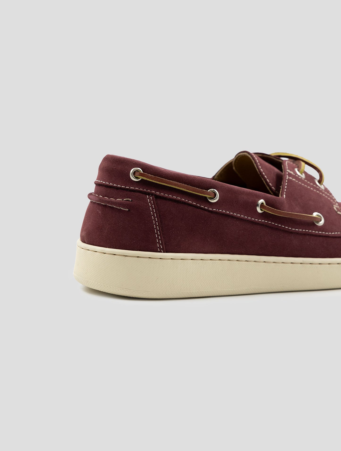 Kiton Bordeaux Leather Suede Loafers
