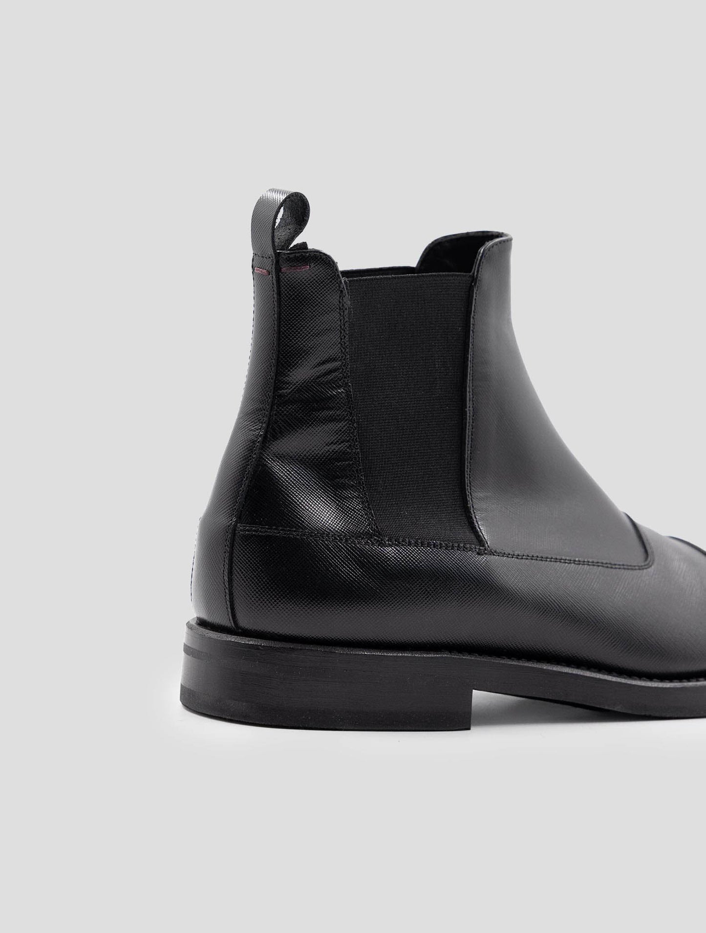 Kiton Black Leather Boots