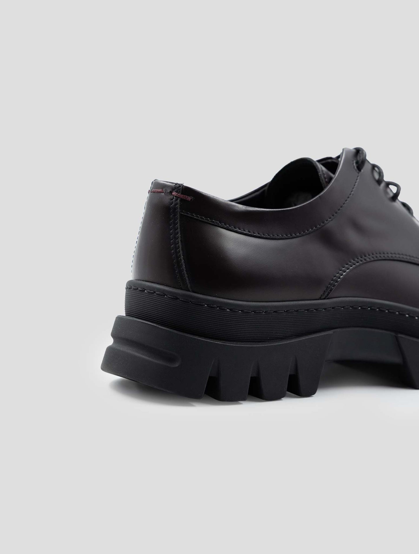 Kiton Burgundy Leather Dress Shoes