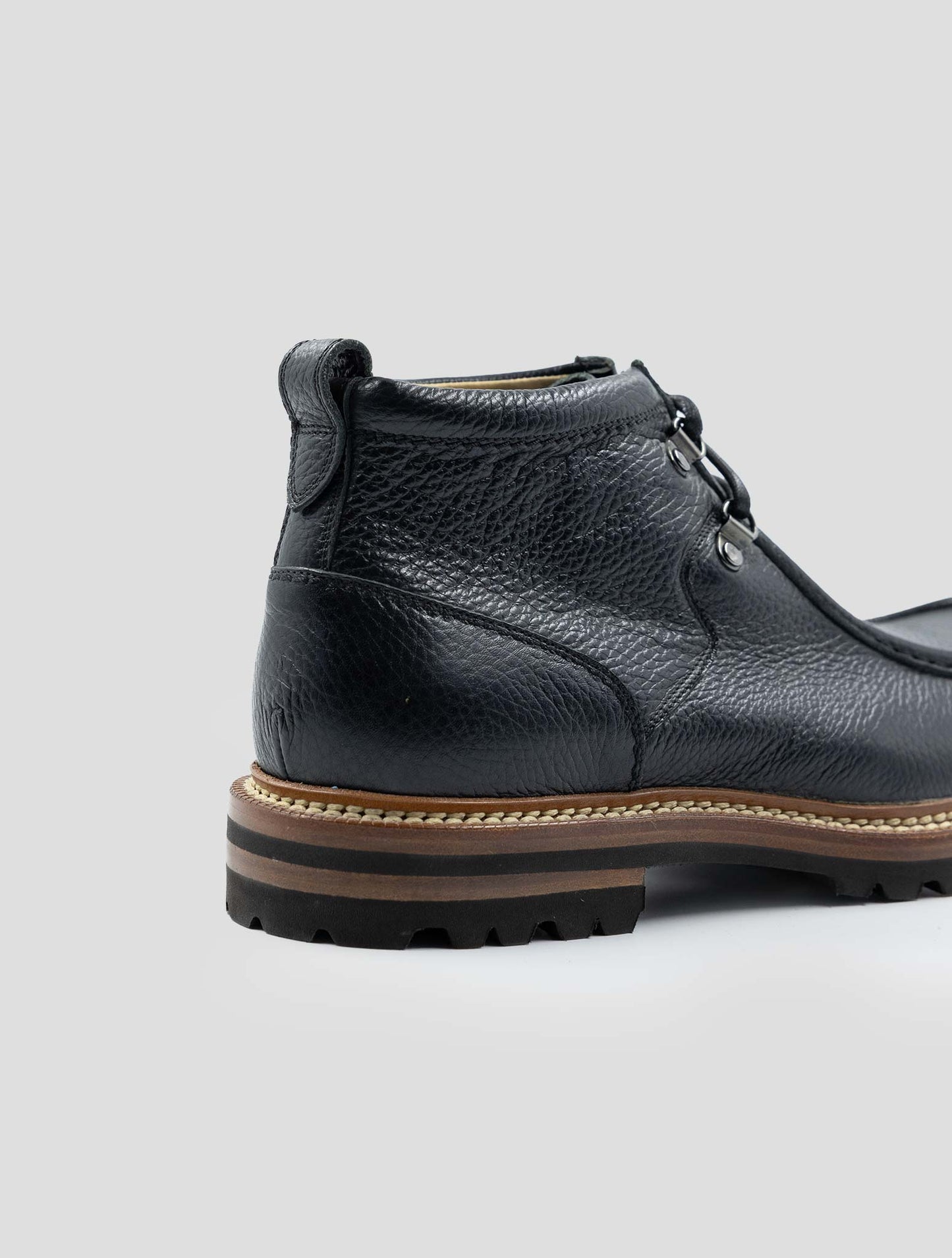 Kiton Blue Leather Boots