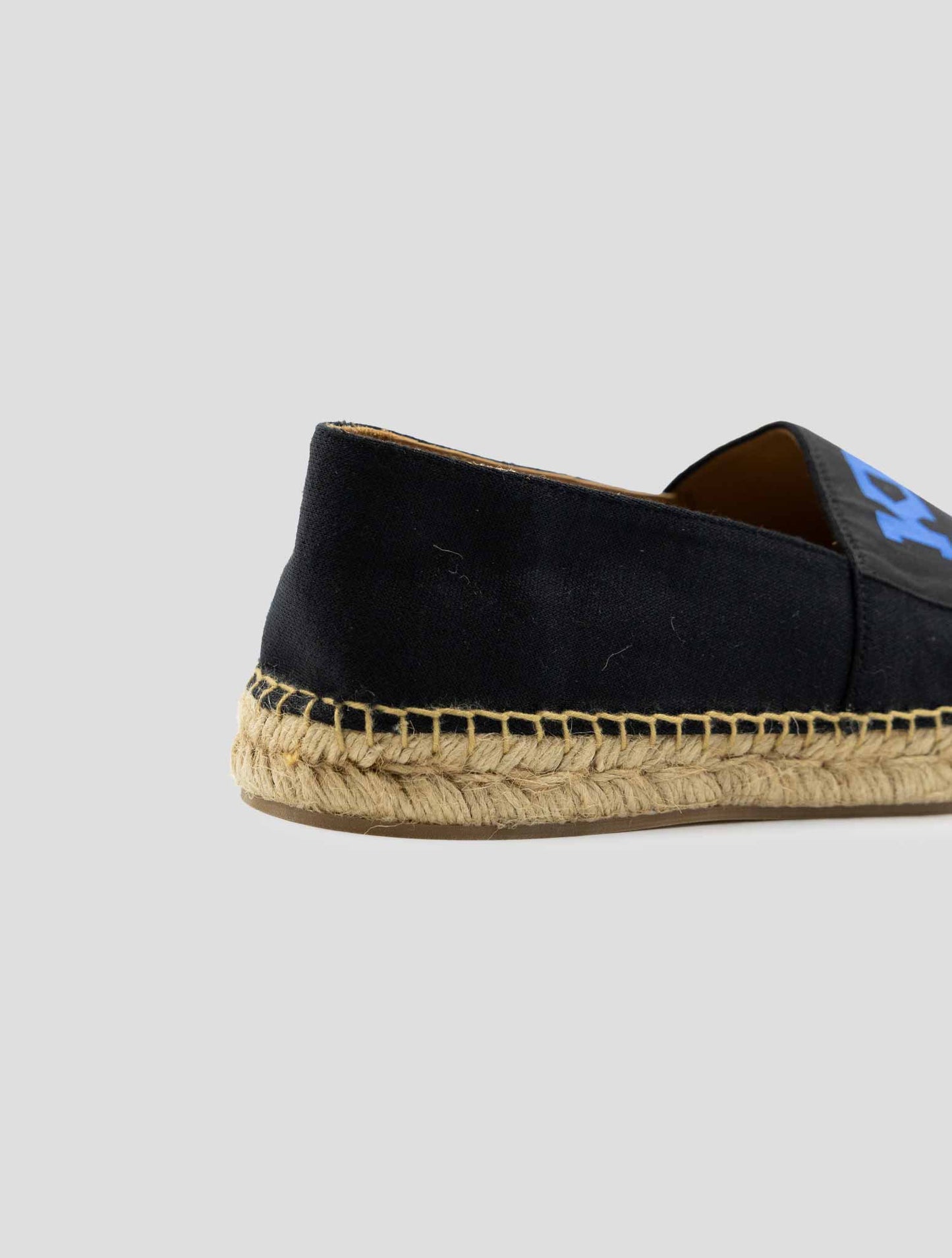 Kiton Knt Black Wool Espadrillas