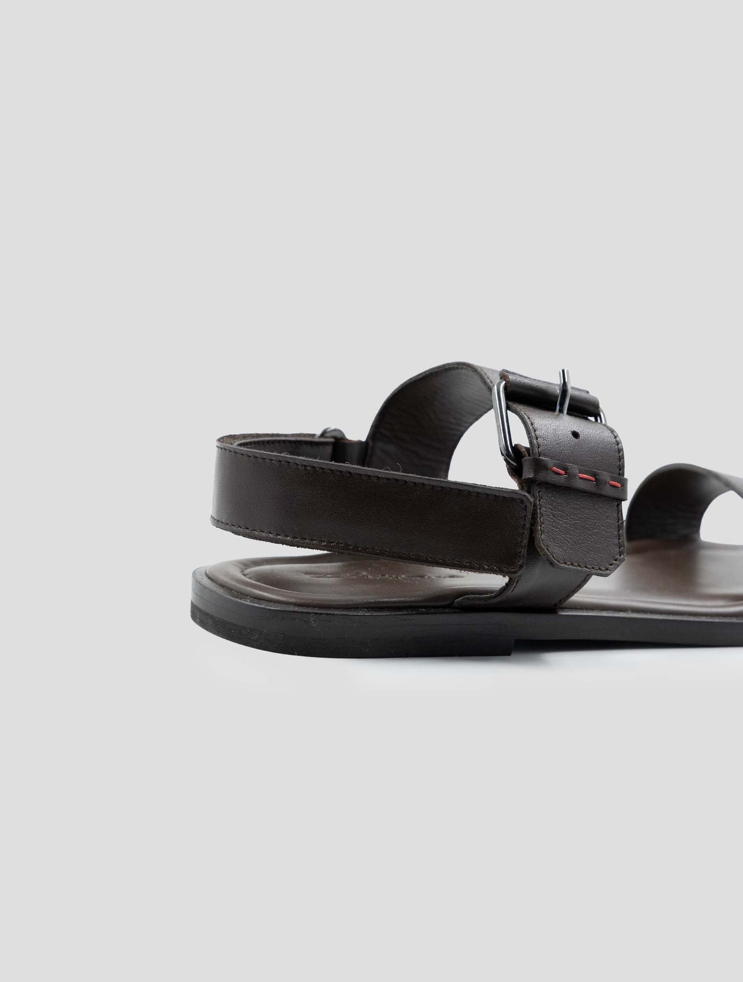 Kiton Brown Leather Sandals