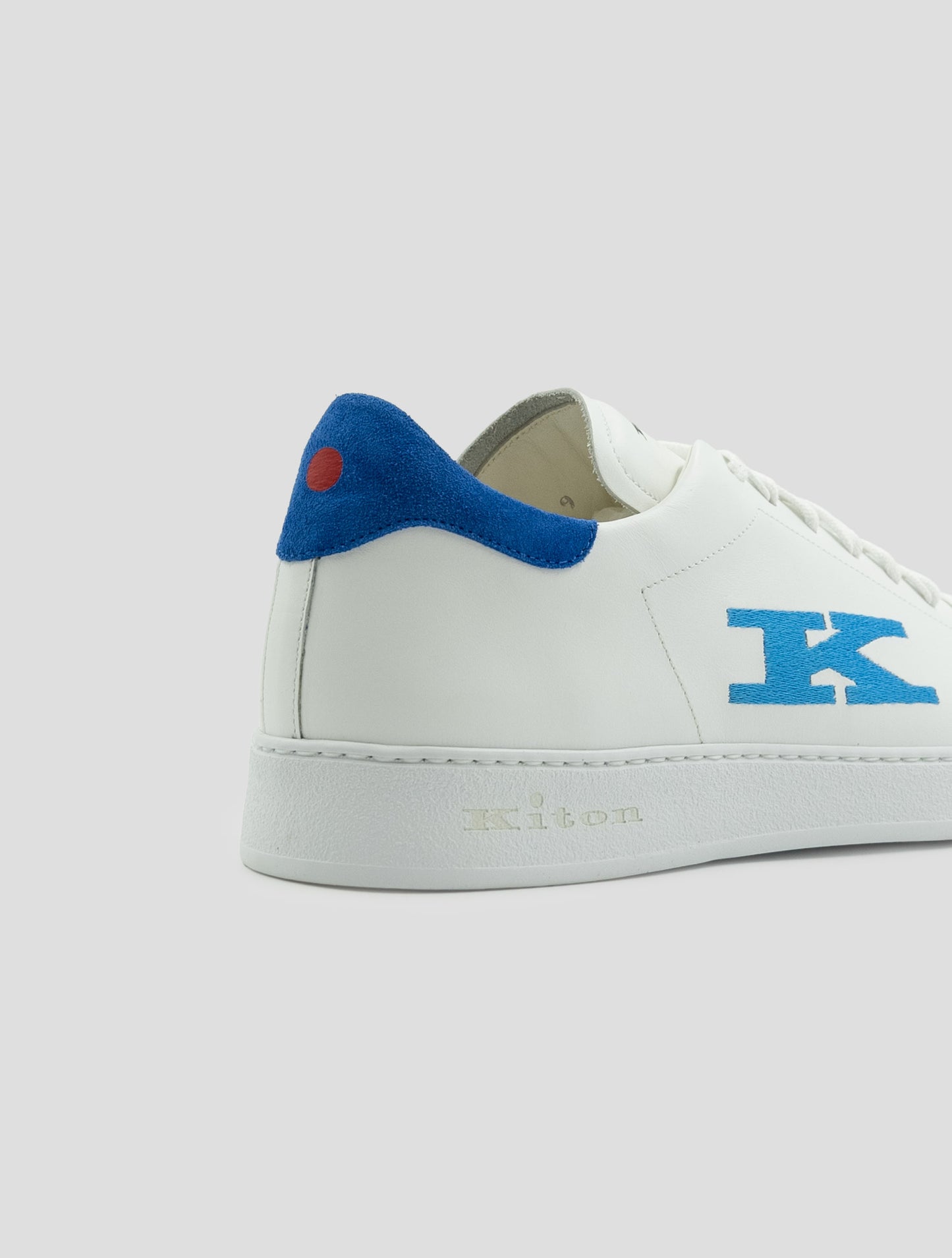 Kiton White Leather Sneakers