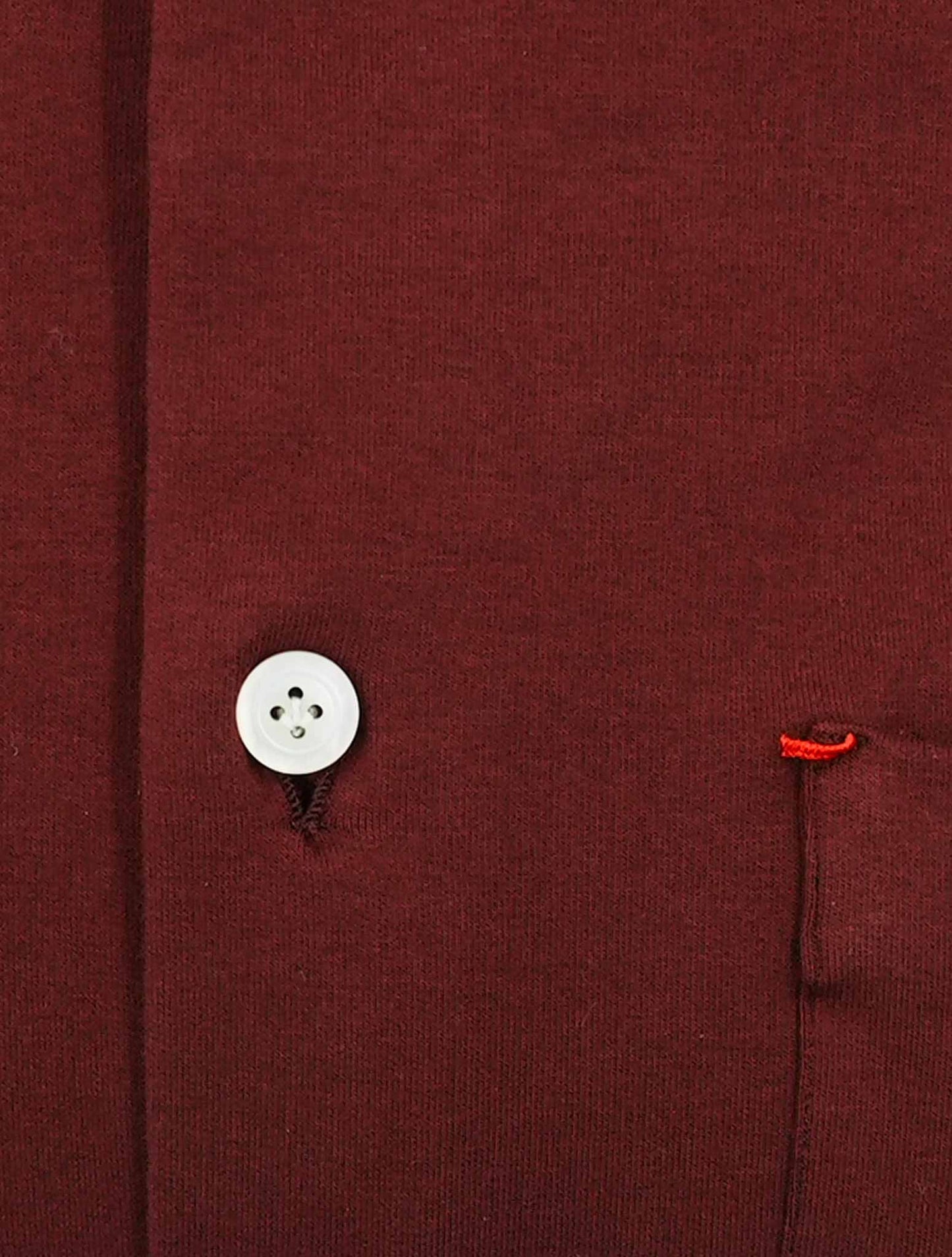 Kiton Burgundy Cotton Ea Nerano Shirt