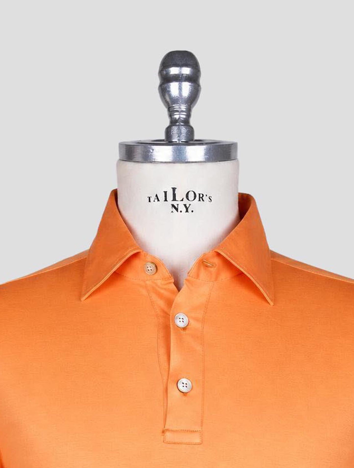 Kiton Orange Cotton Positano Polo