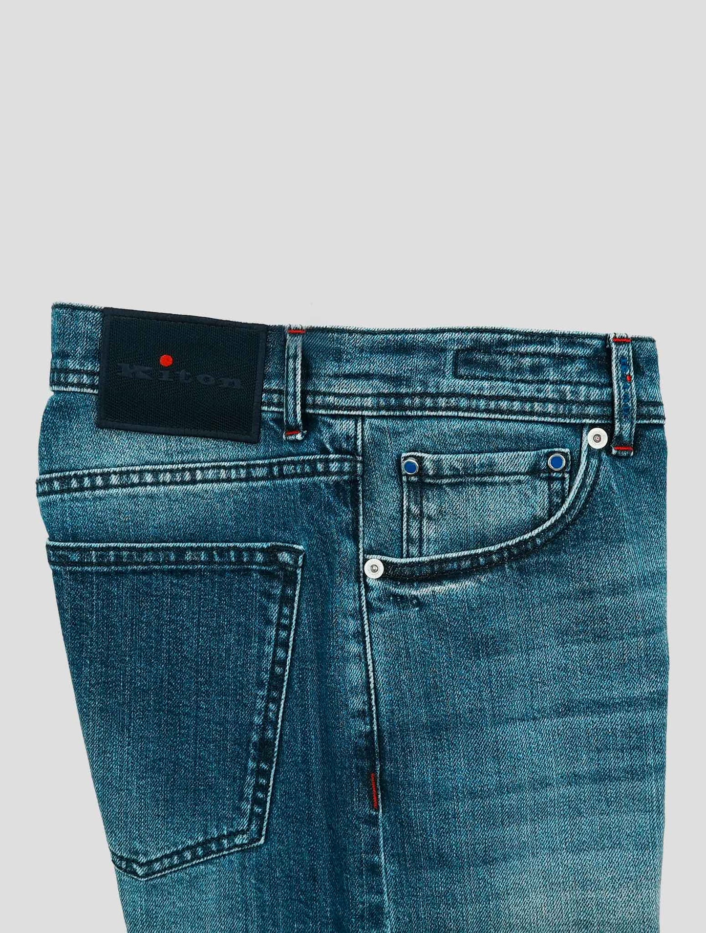 Kiton Denim Cotton Ea Jeans