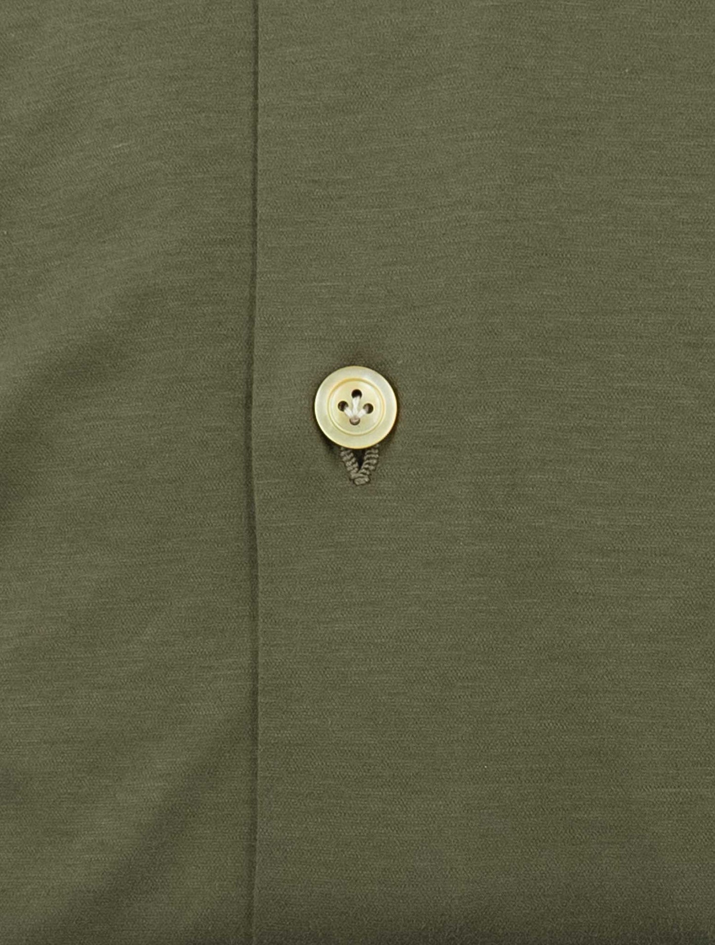 Kiton Green Cotton Shirt