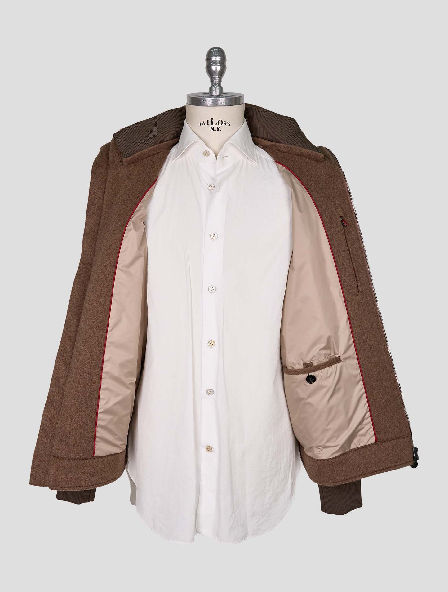 Kiton Brown Cashmere Coat