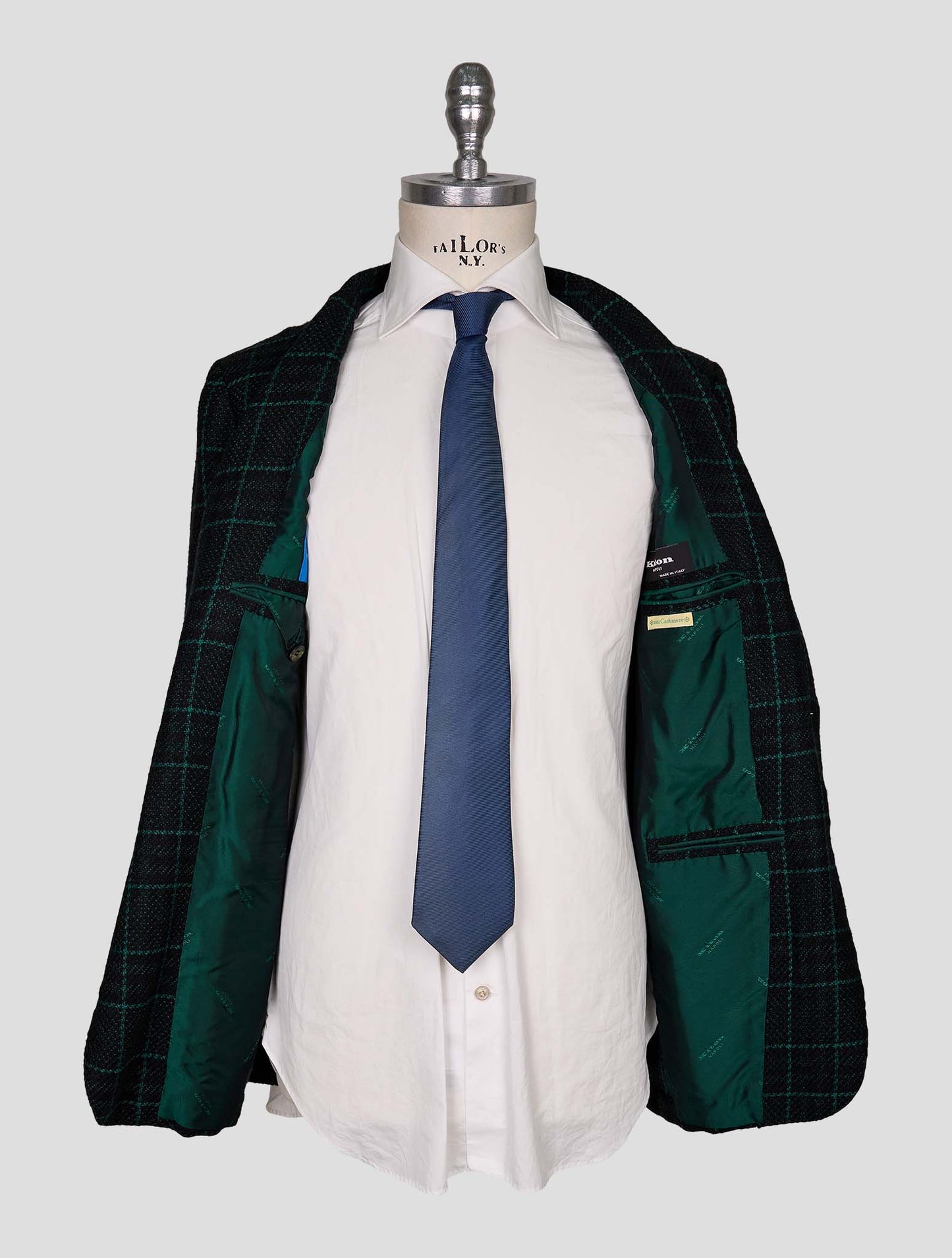 Kiton Green Cashmere Blazer